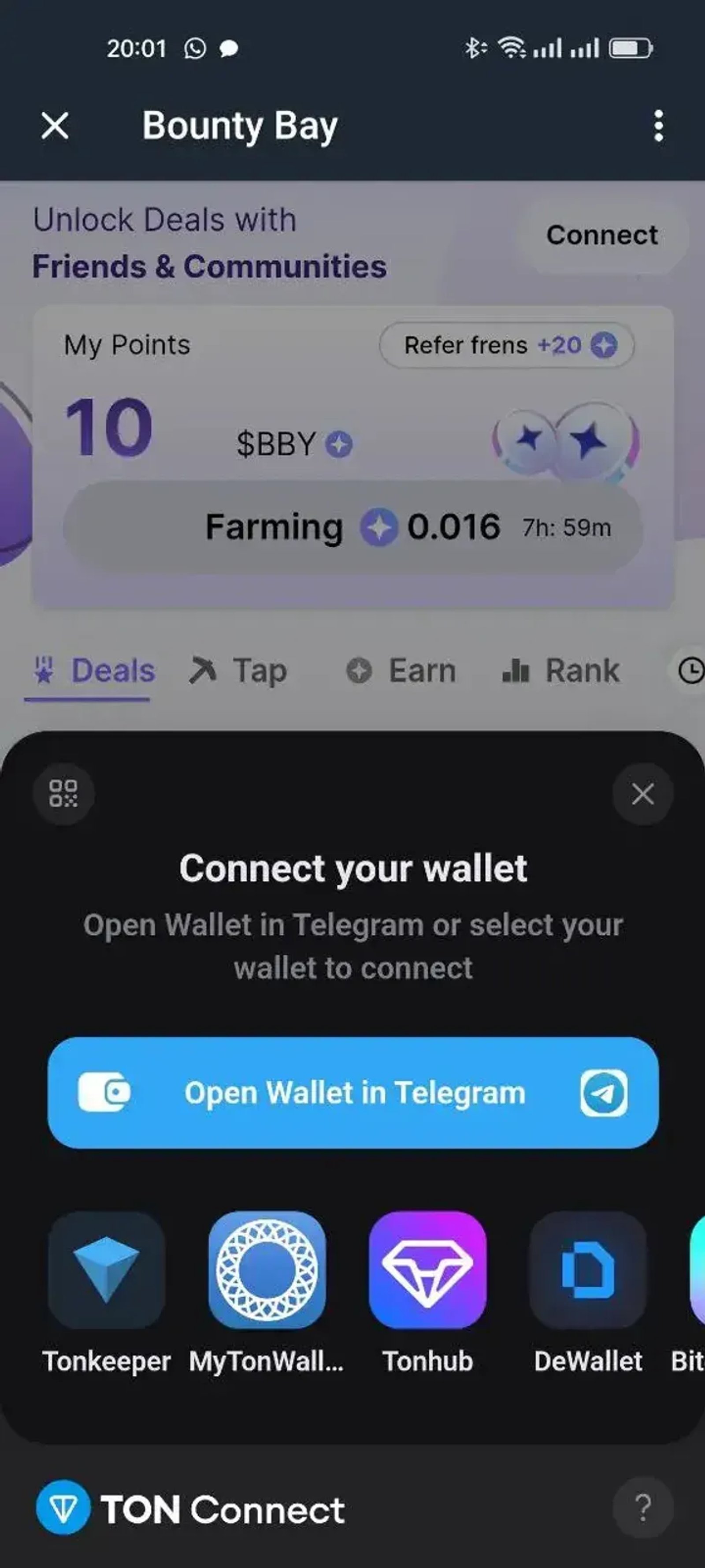 Bounty Bay в Телеграм — скриншот 4