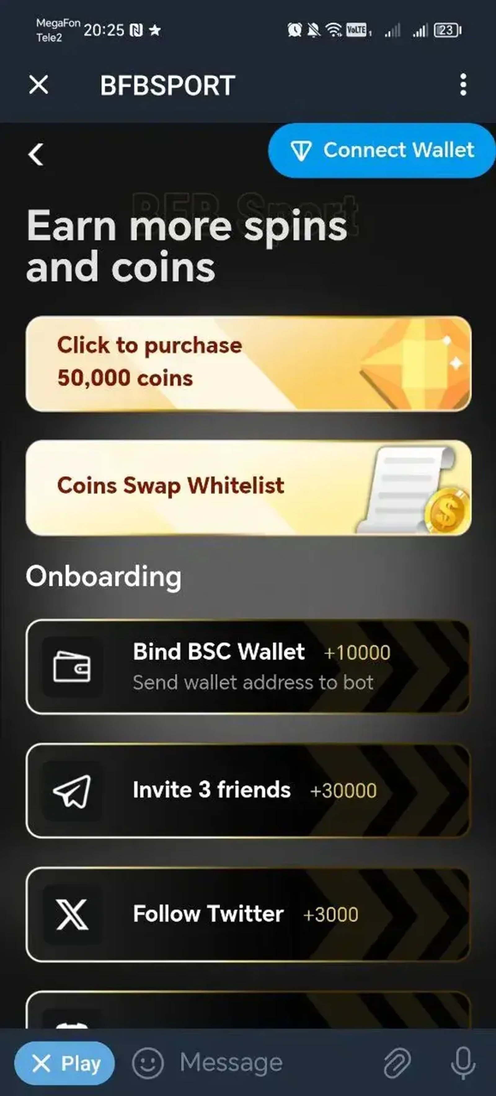 BFBSPORT в Телеграм — скриншот 3