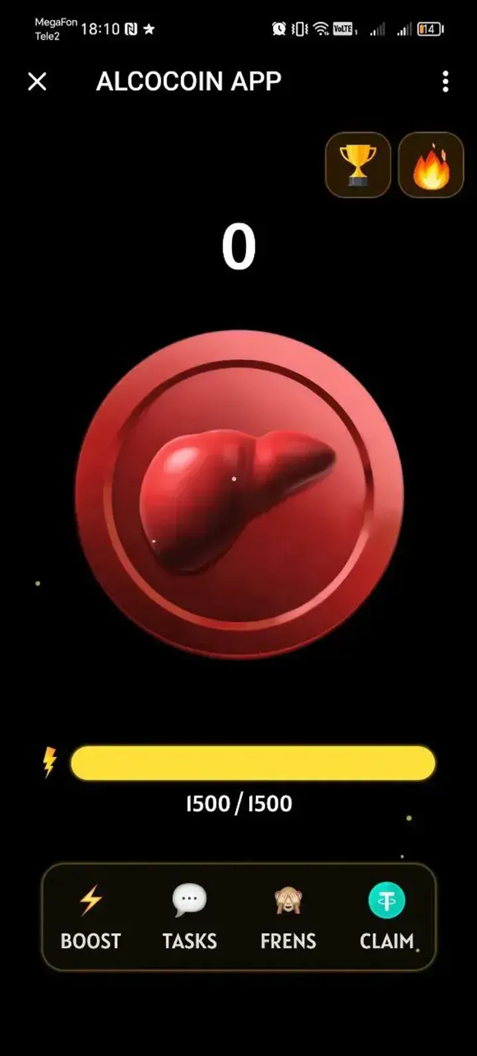 ALCOCOIN APP в Телеграм — скриншот 2