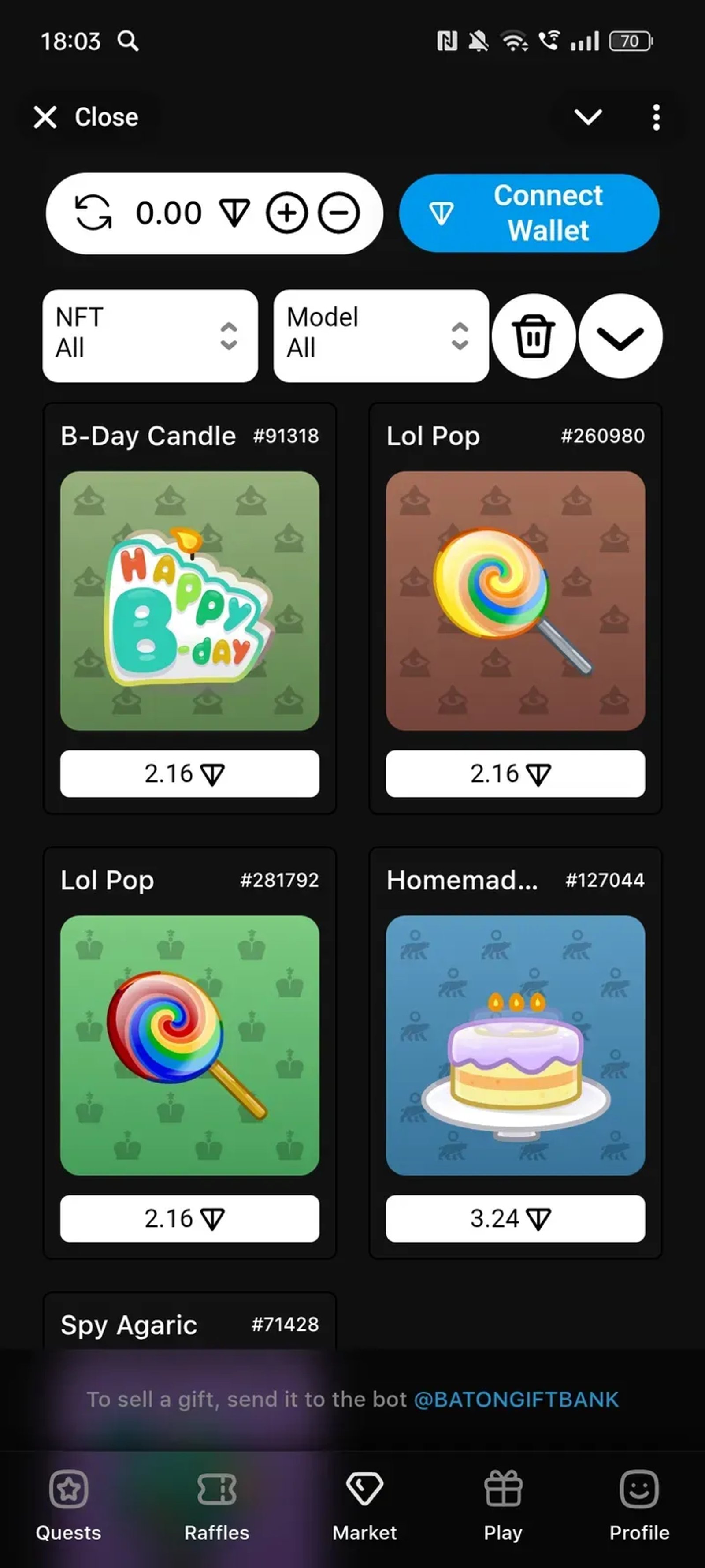 BaToN Gifts Telegram Screenshot 3