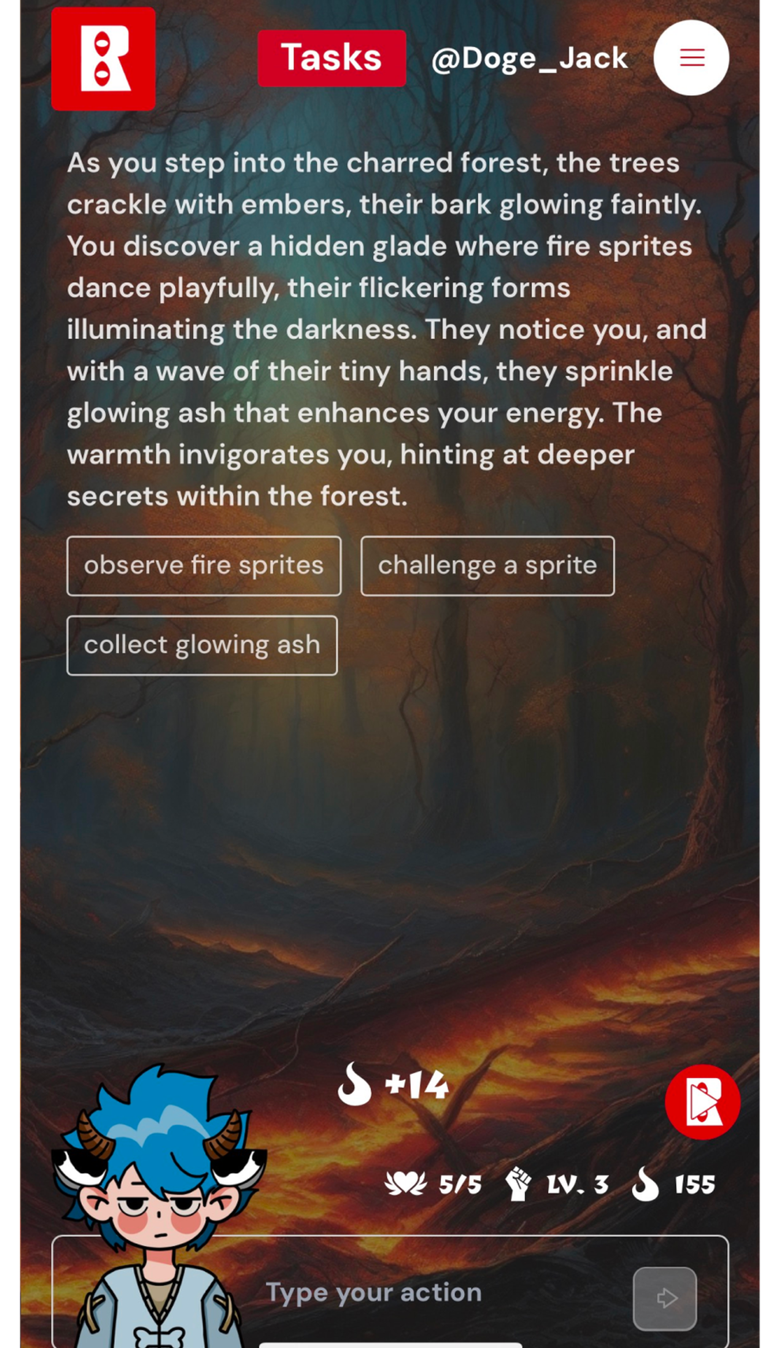 The Five Realms в Телеграм — скриншот 3