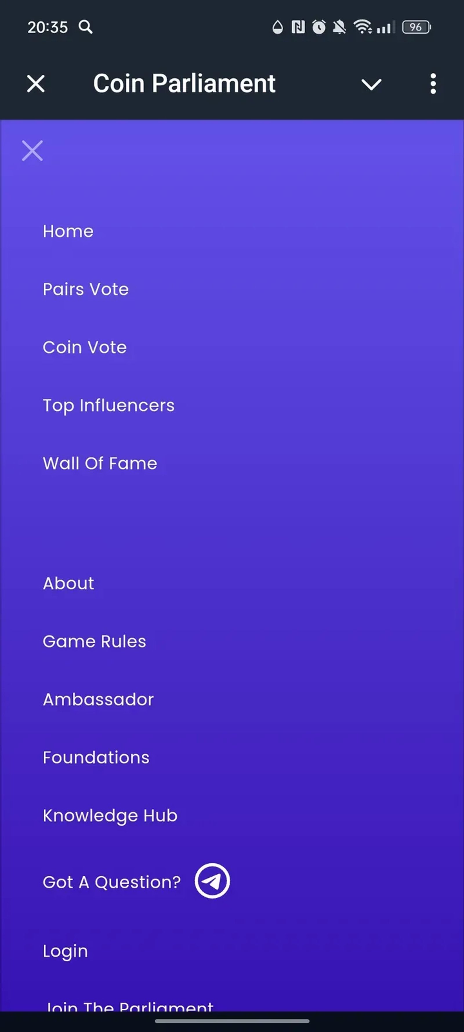 Vote To Earn в Телеграм — скриншот 3