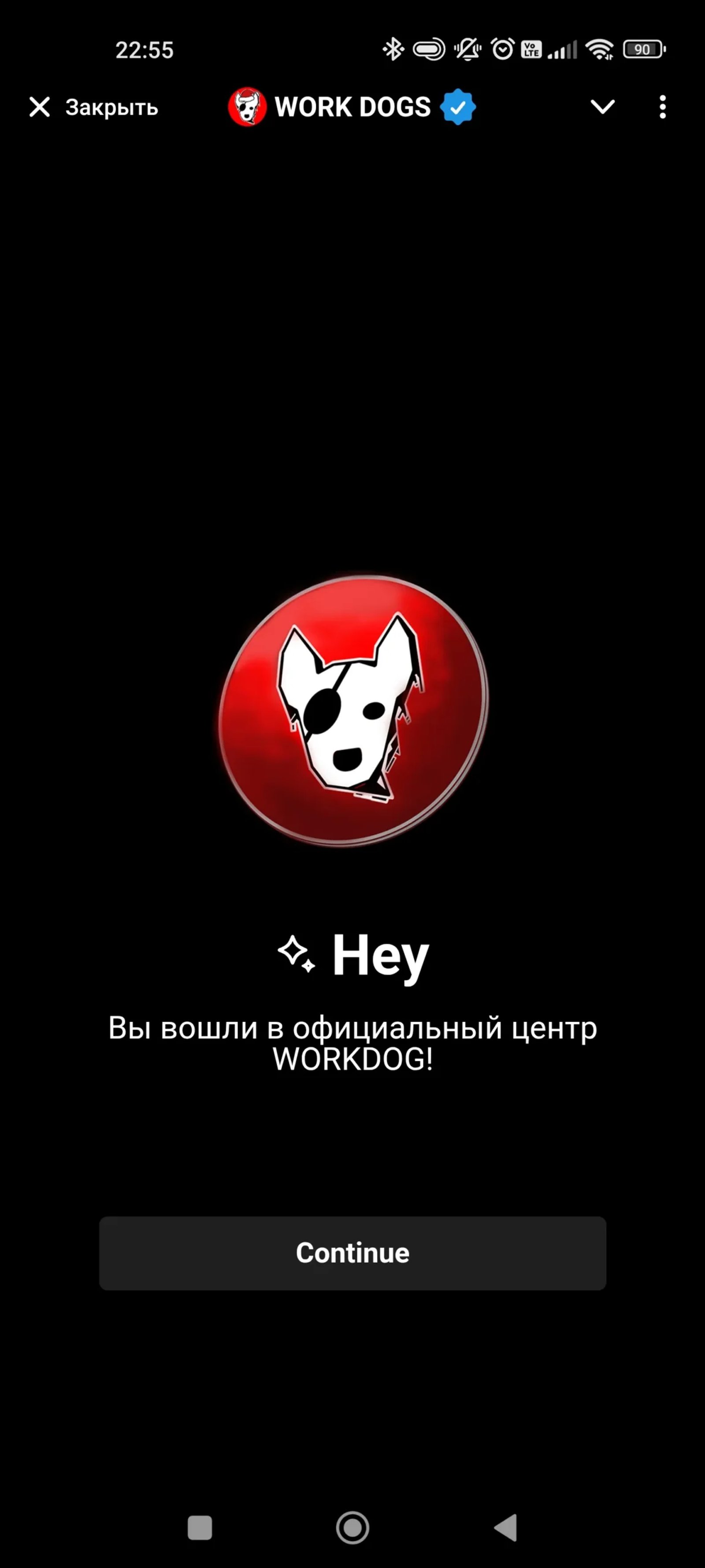 WORK DOGS Вход