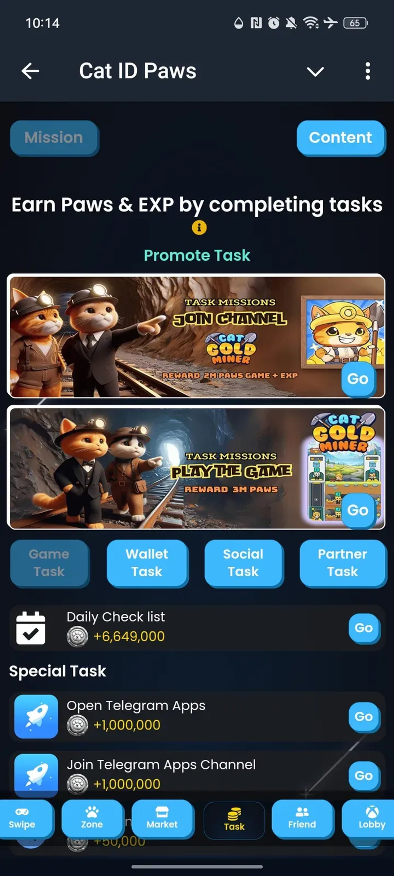 Catid Paws Telegram Screenshot 4