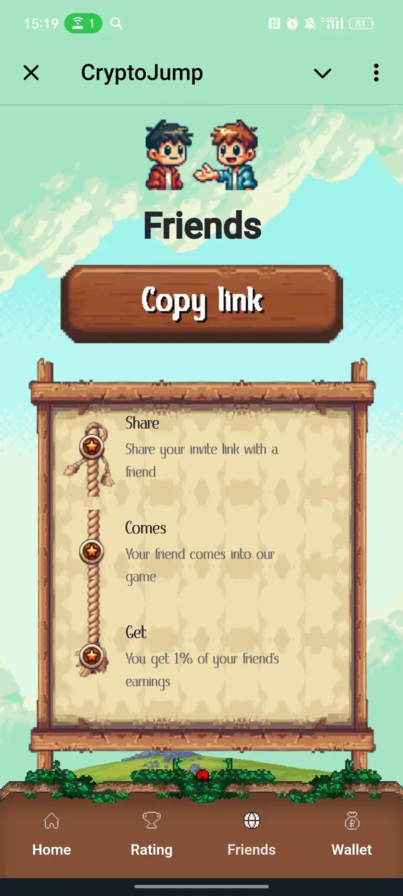 CryptoJump Telegram Screenshot 3