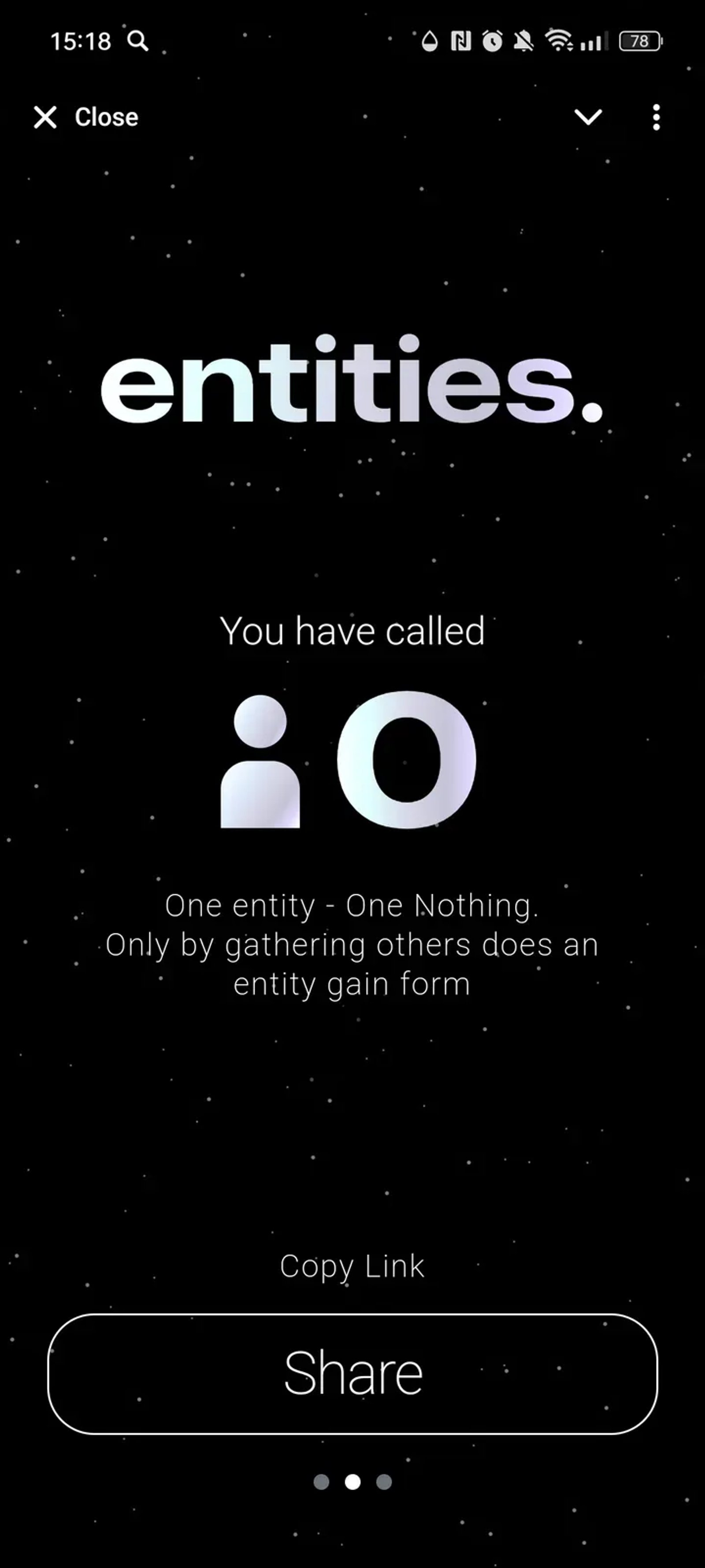 Nothing в Телеграм — скриншот 4