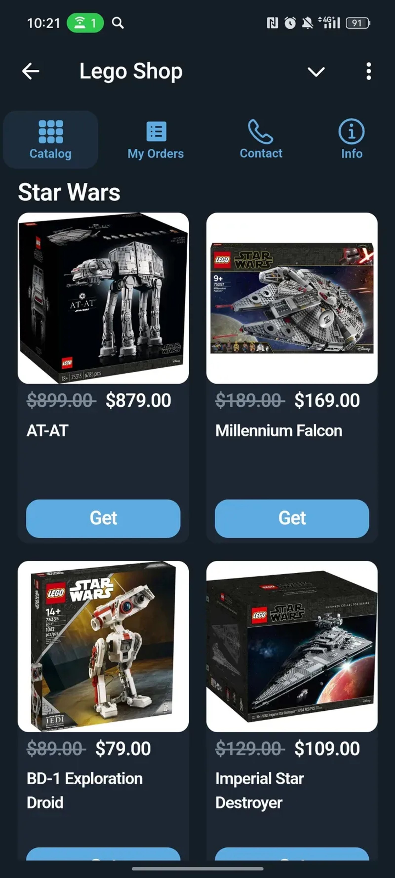 Lego Shop в Телеграм — скриншот 4