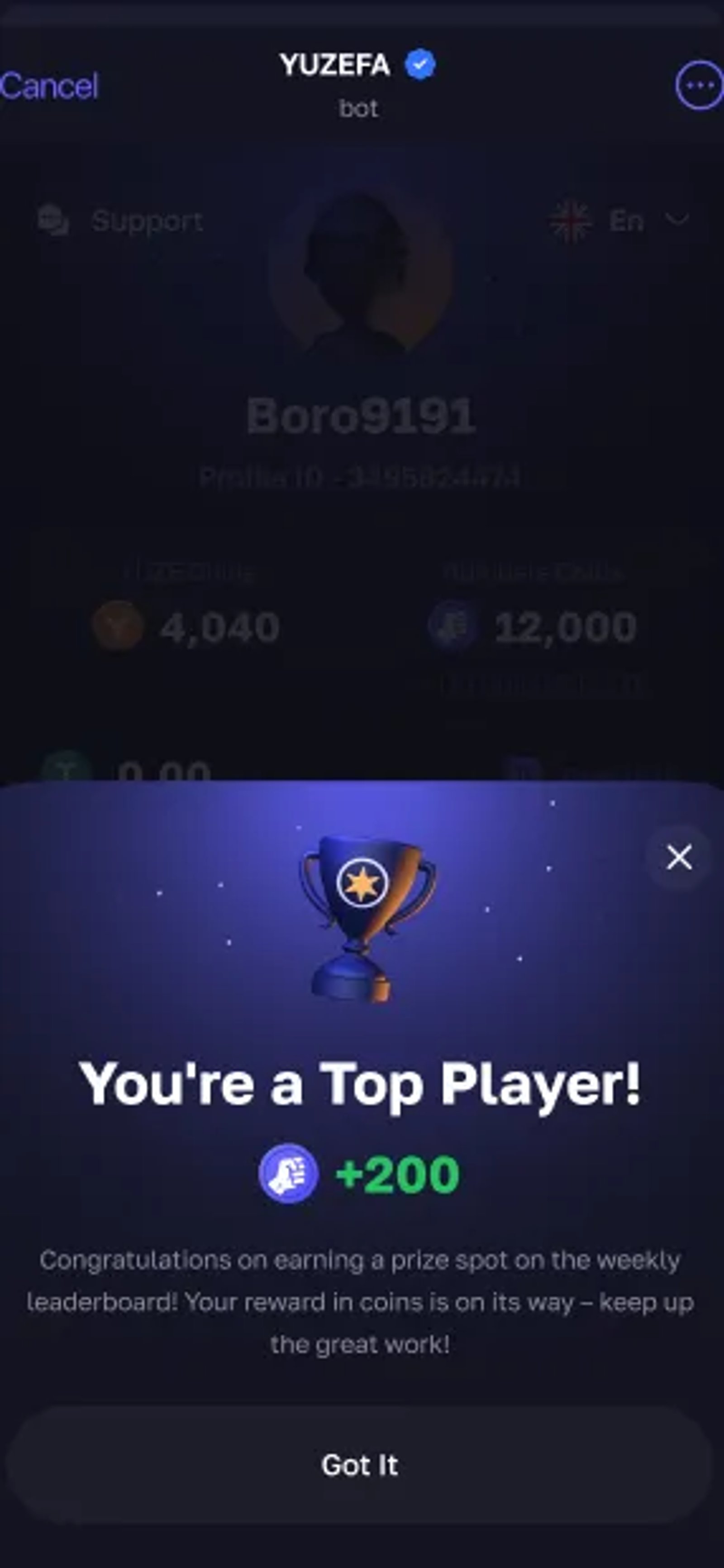 YUZEFA KOMBAT Telegram Screenshot 5