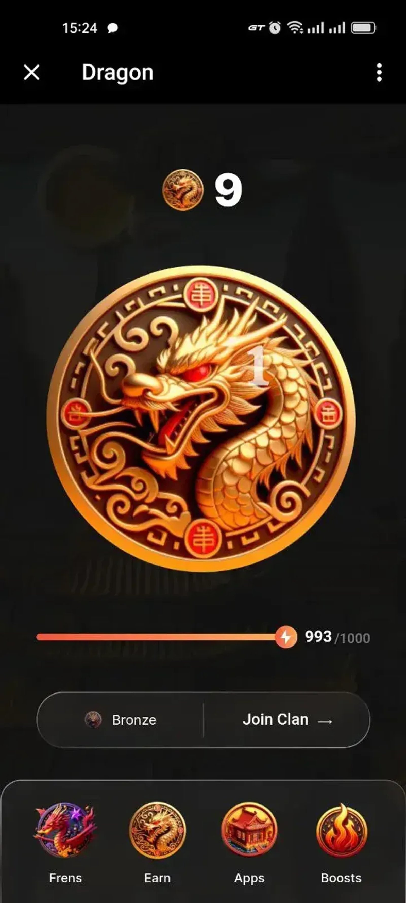 Dragon в Телеграм — скриншот 4
