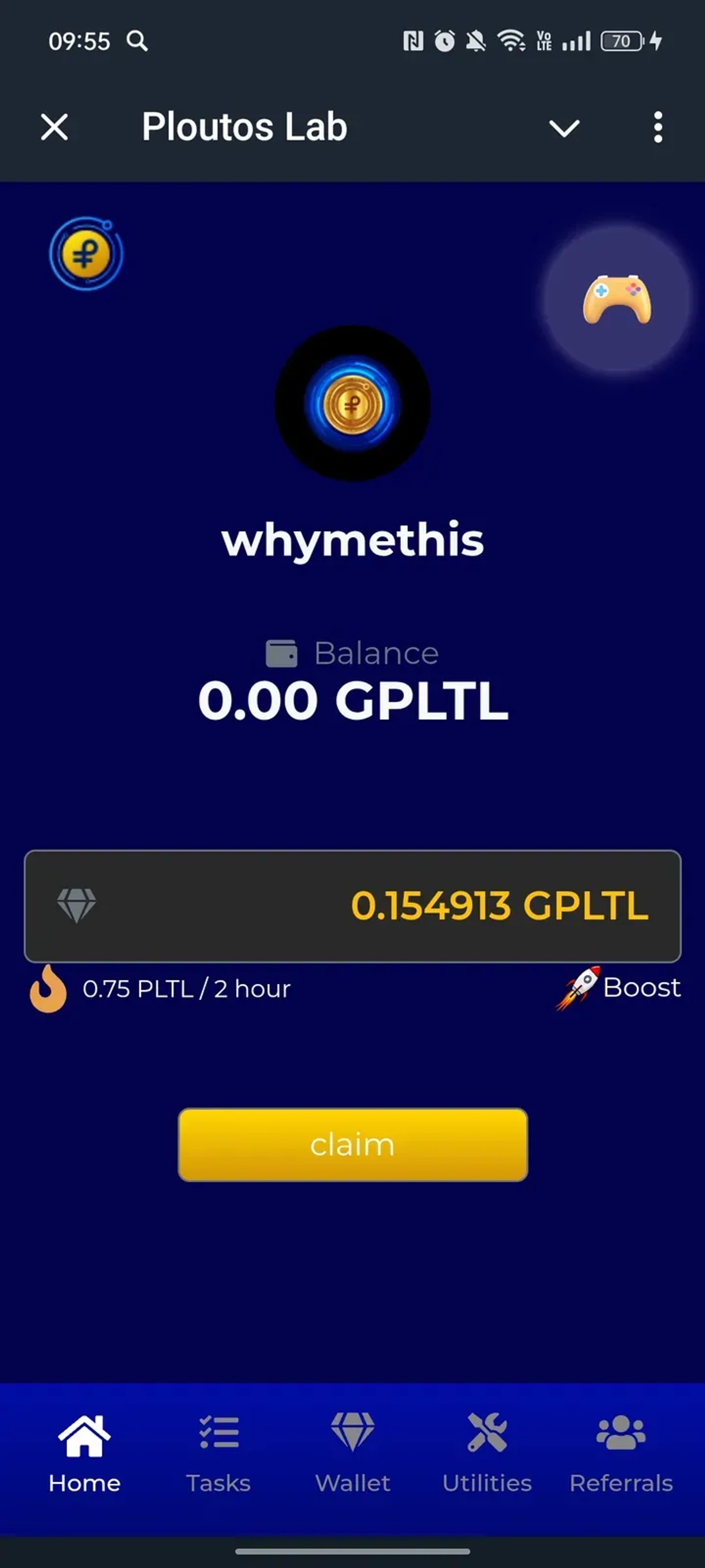 Ploutos Lab в Телеграм — скриншот 1