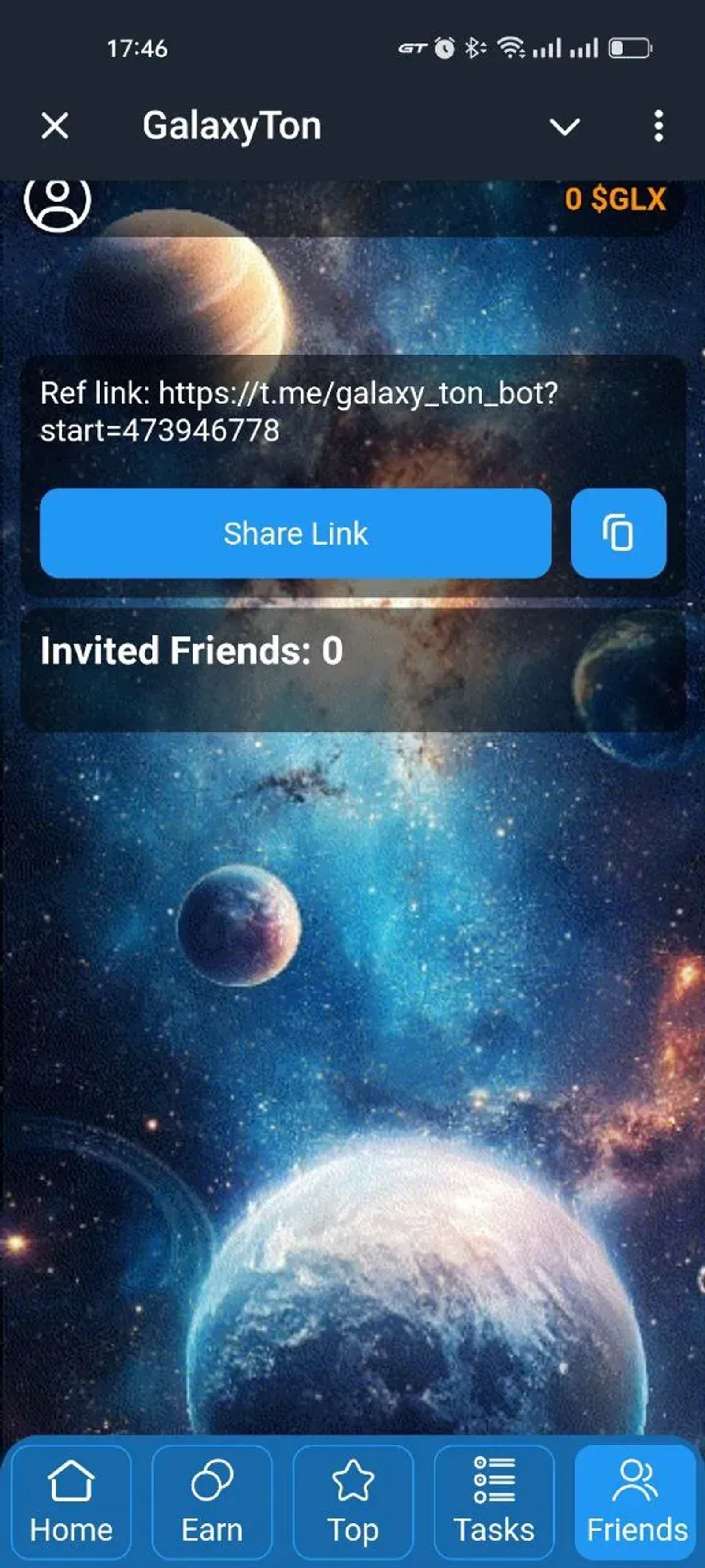 GalaxyTon в Телеграм — скриншот 1