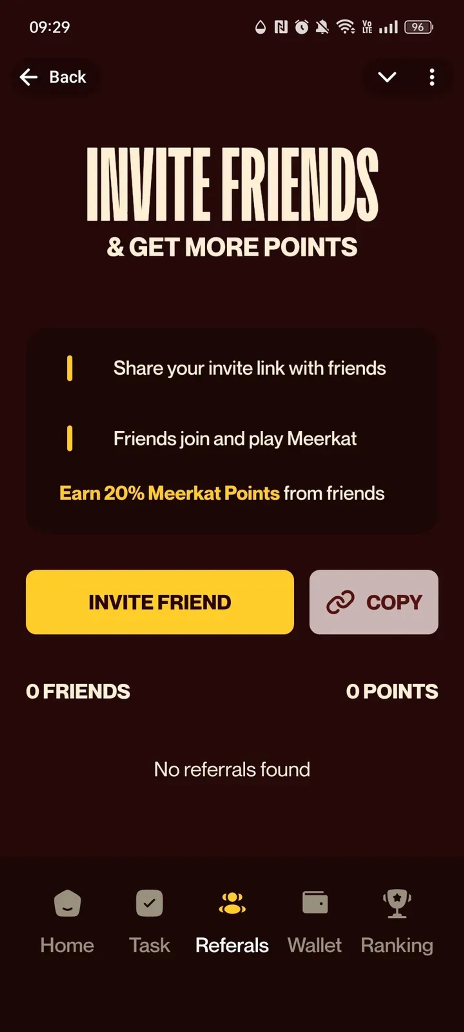 Meerkat Miniapp в Телеграм — скриншот 3