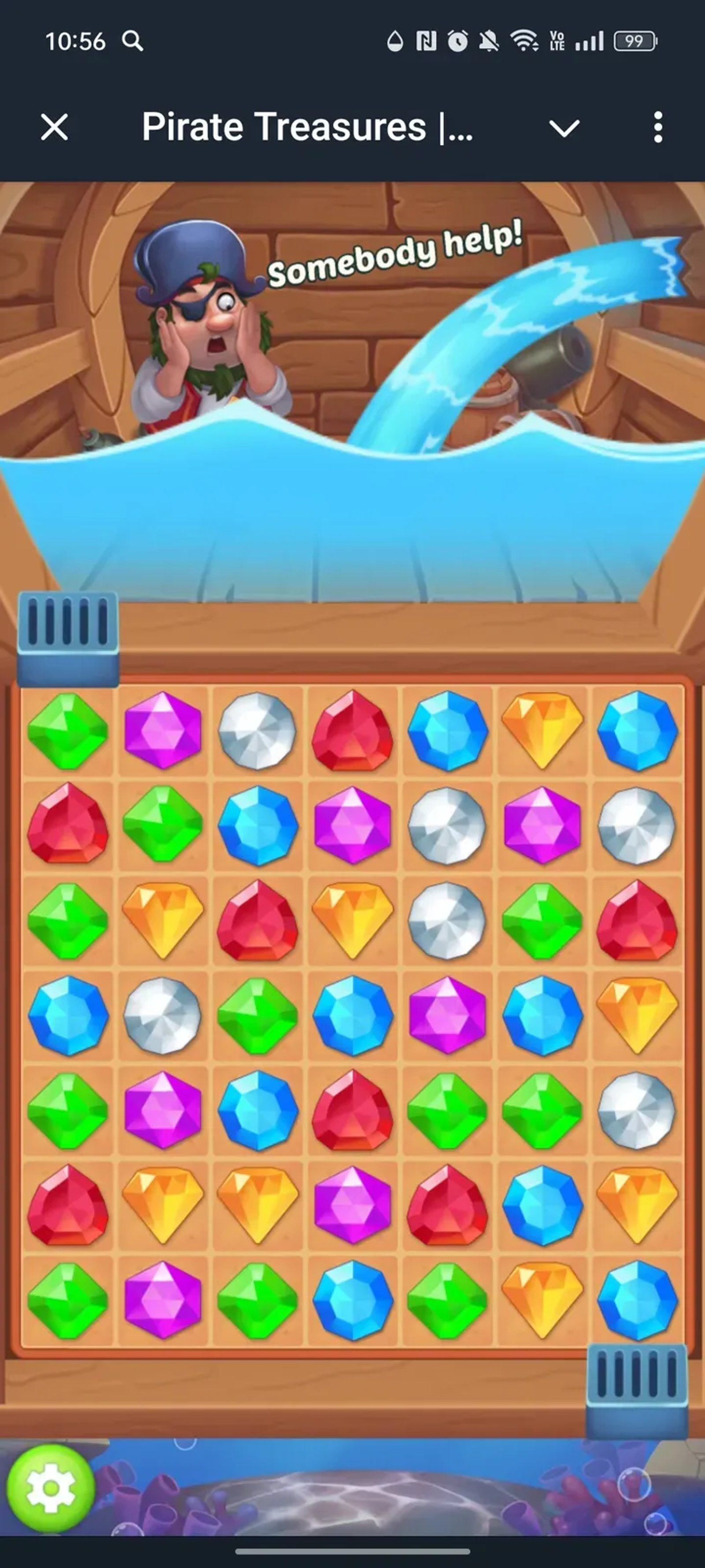 Pirate Treasures | Match 3 Puzzle в Телеграм — скриншот 1