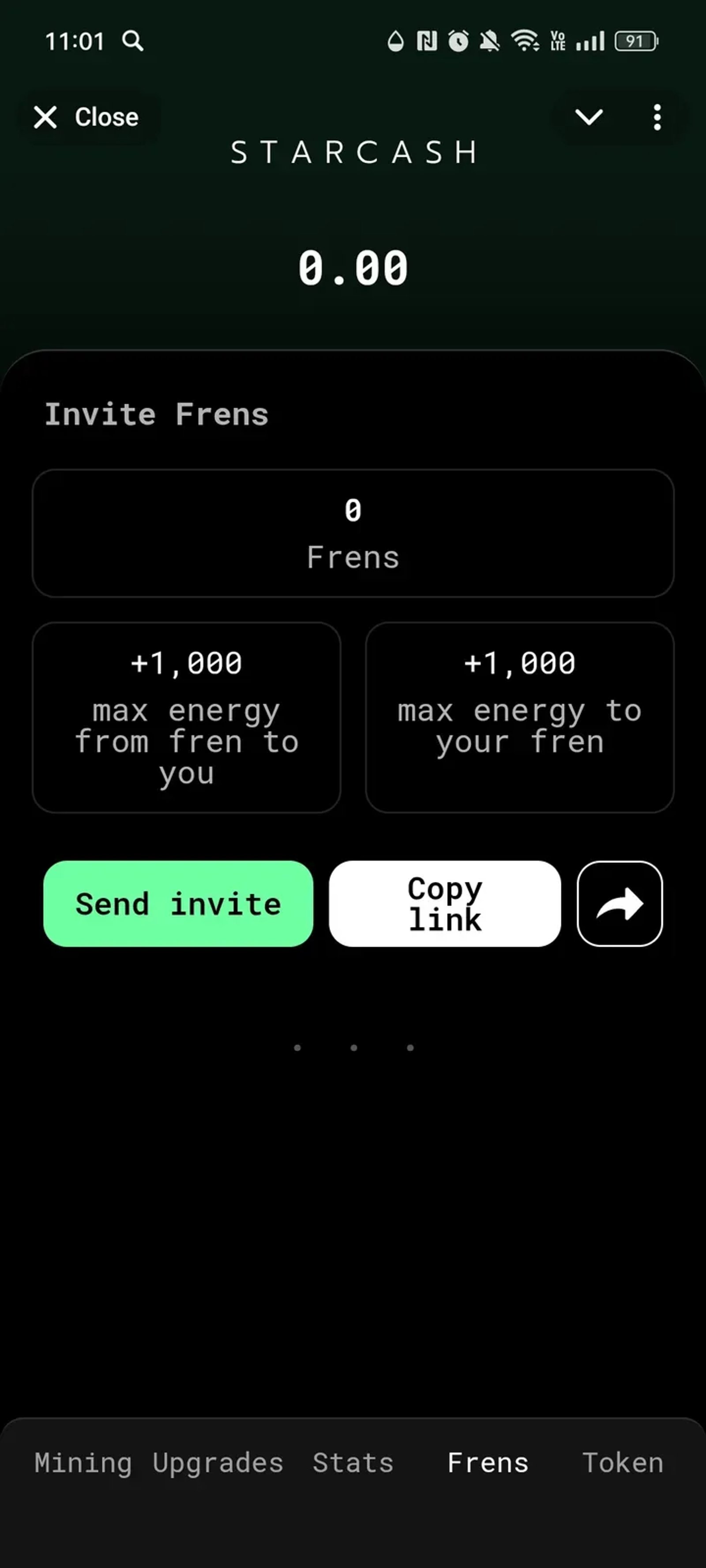 Starcash в Телеграм — скриншот 4