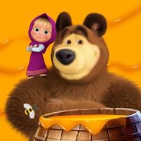 Honey Farm 🍯🐝 Masha and the Bear game Logo Telegram