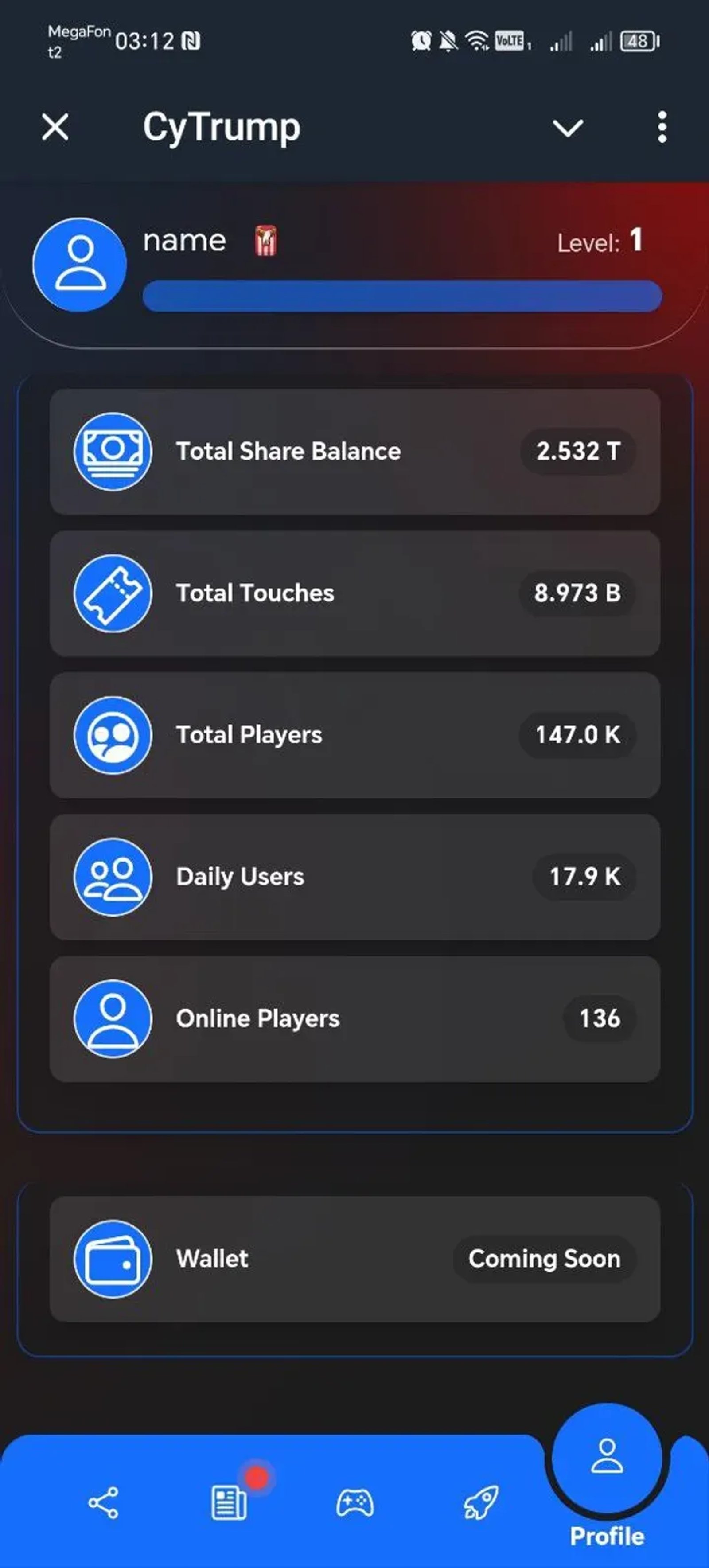 CyTrump в Телеграм — скриншот 1