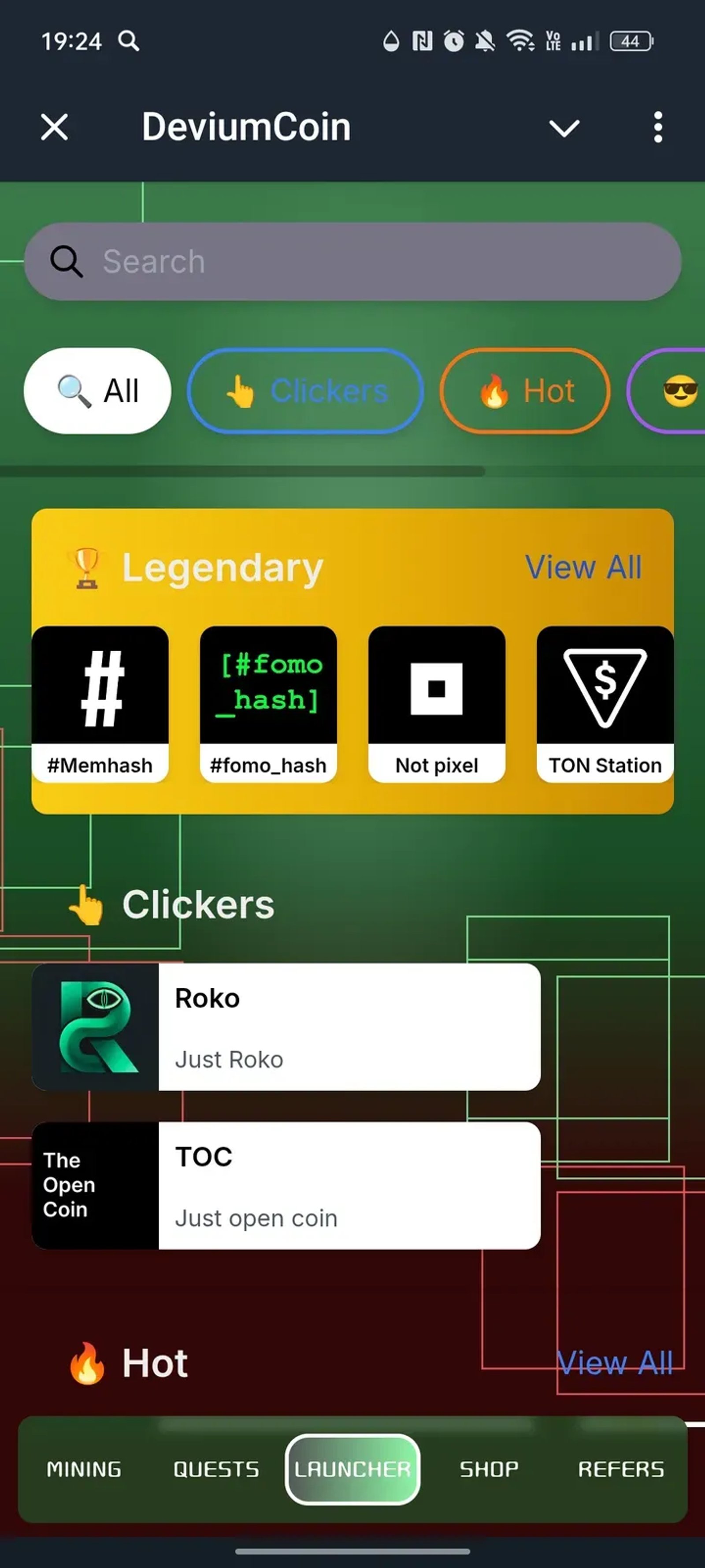 DeviumCoin Telegram Screenshot 3