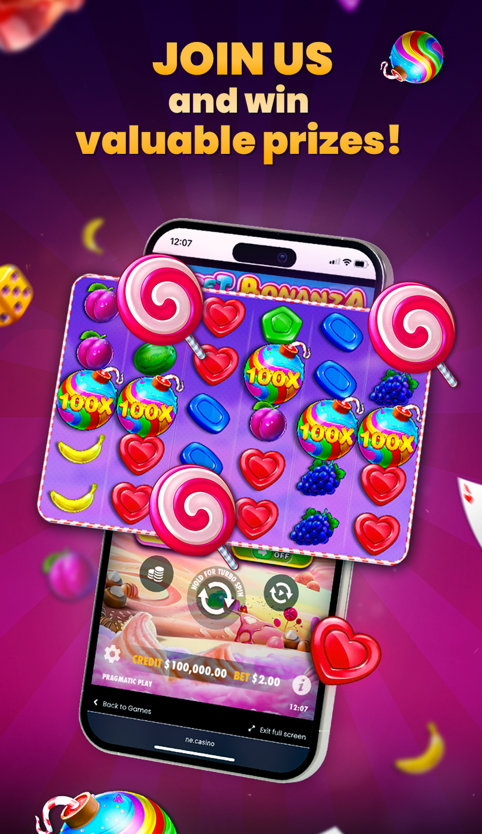 NE.CASINO в Телеграм — скриншот 2