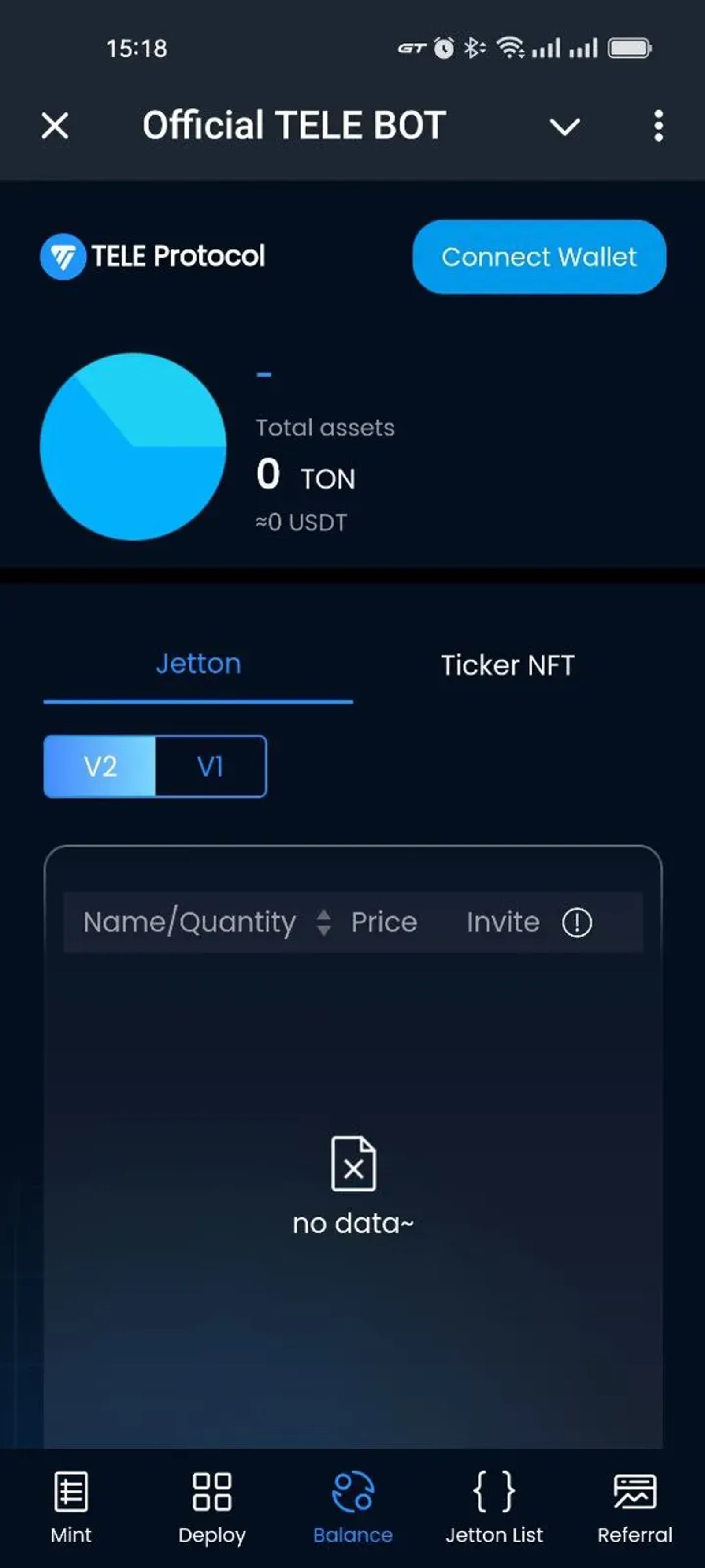 Official TELE BOT в Телеграм — скриншот 2