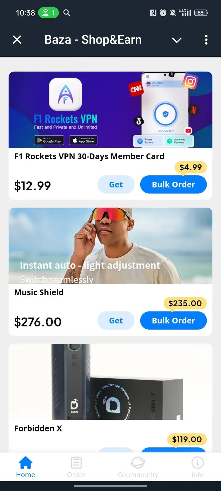 Baza - Shop&Earn Telegram Screenshot 1