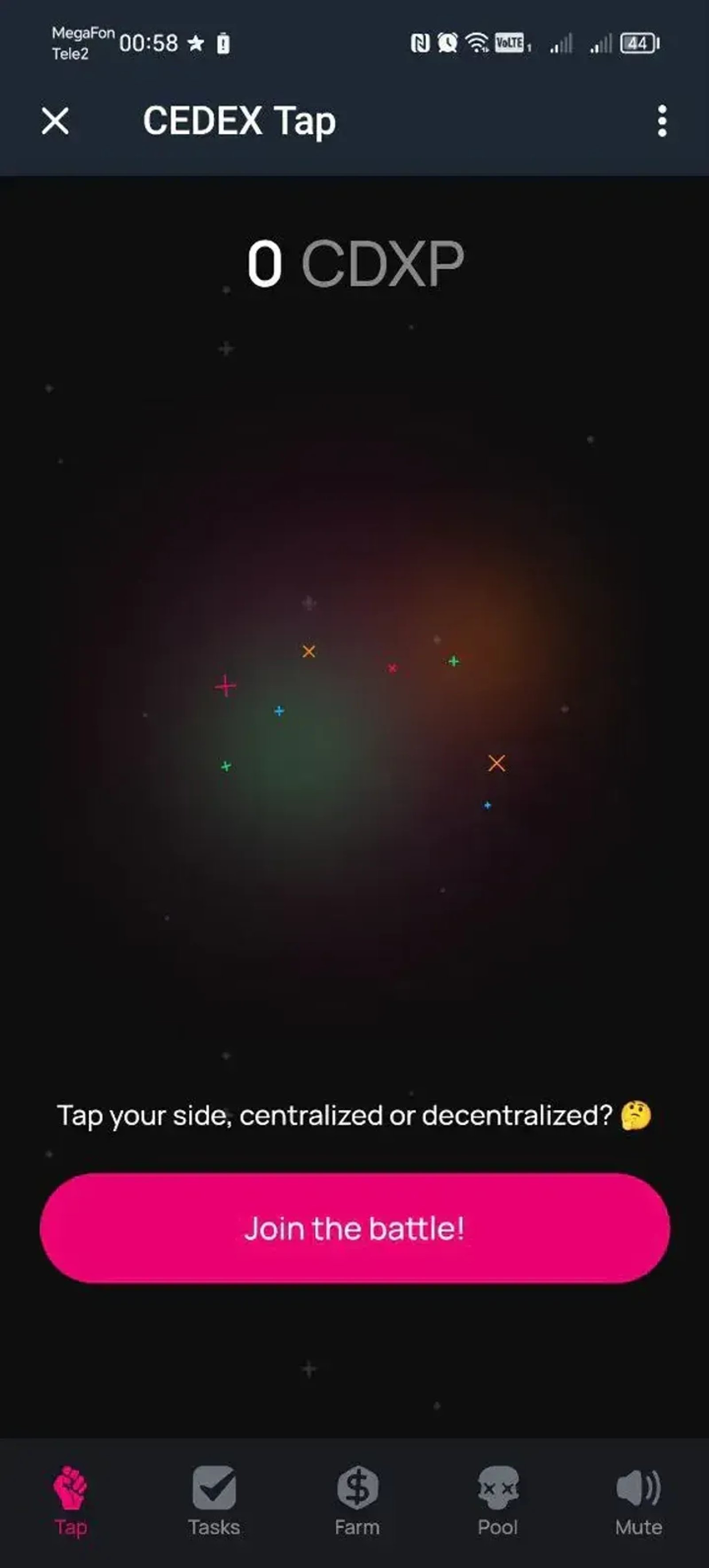CEDEX Tap в Телеграм — скриншот 2