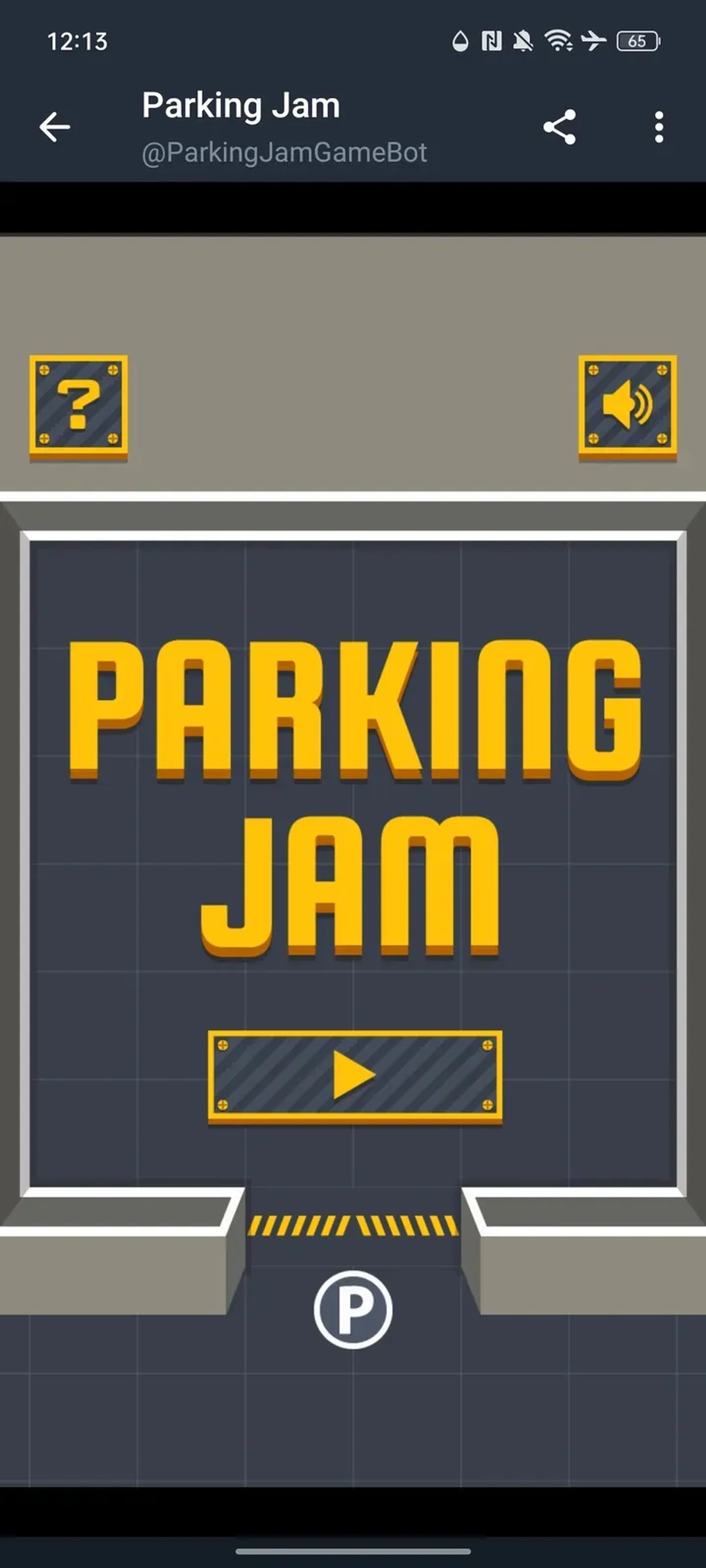 Parking Jam Game в Телеграм — скриншот 1