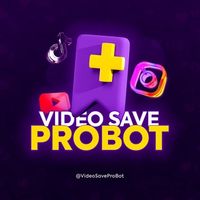 Video Save Pro | Instagram TikTok Downloader Telegram Logo