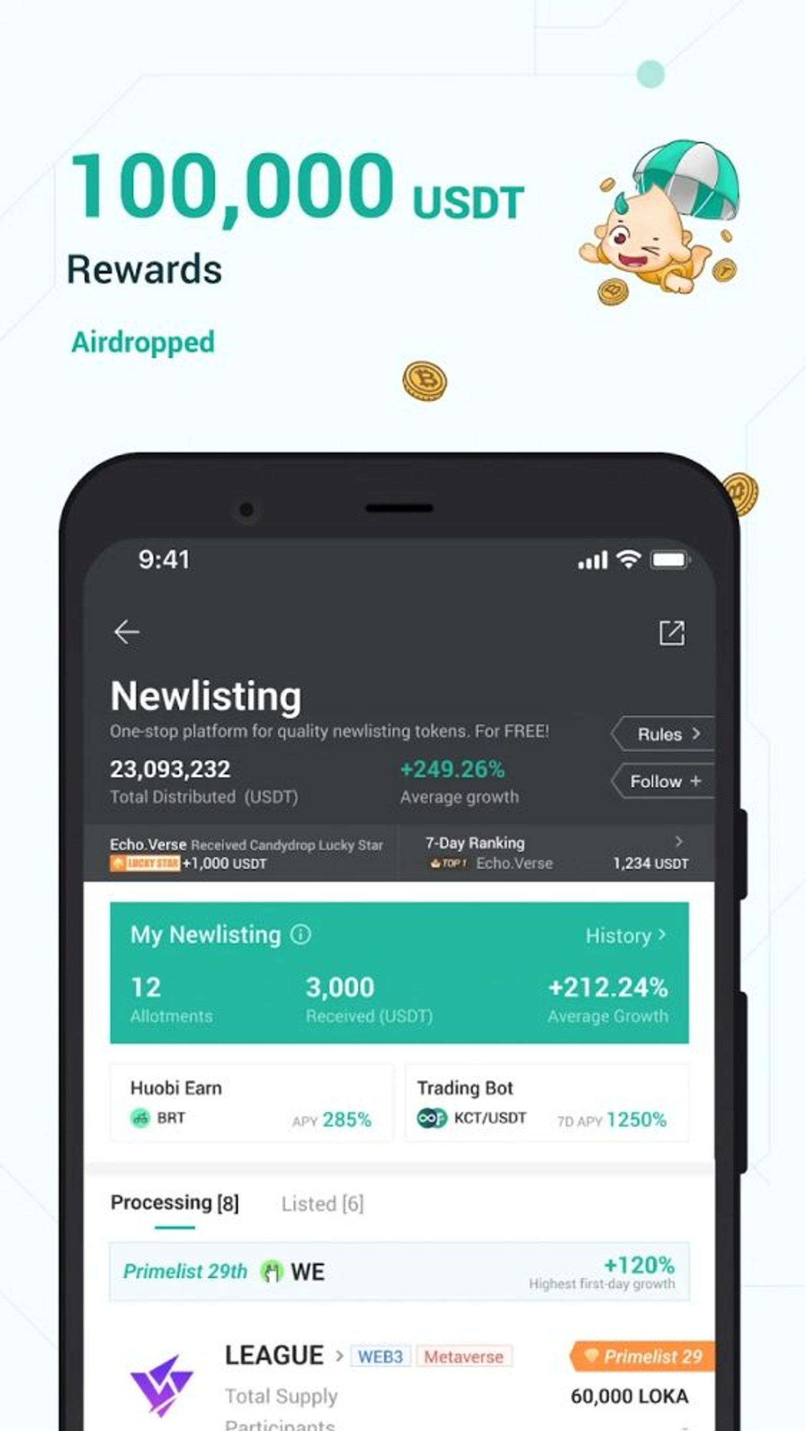 Huobi в Телеграм — скриншот 4