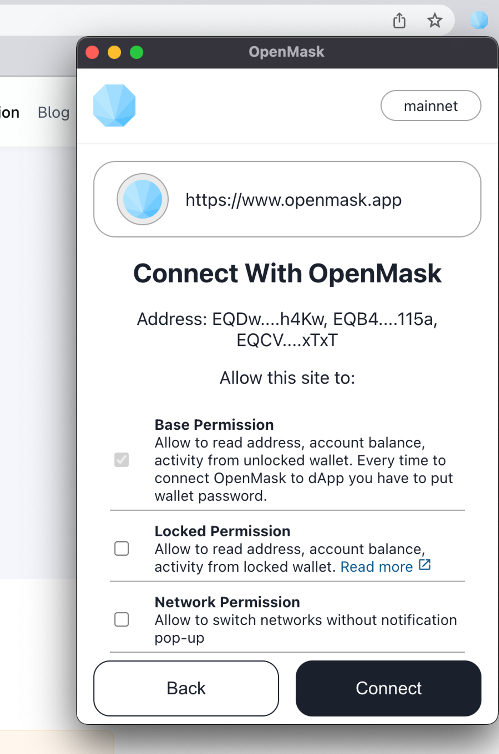 OpenMask в Телеграм — скриншот 3