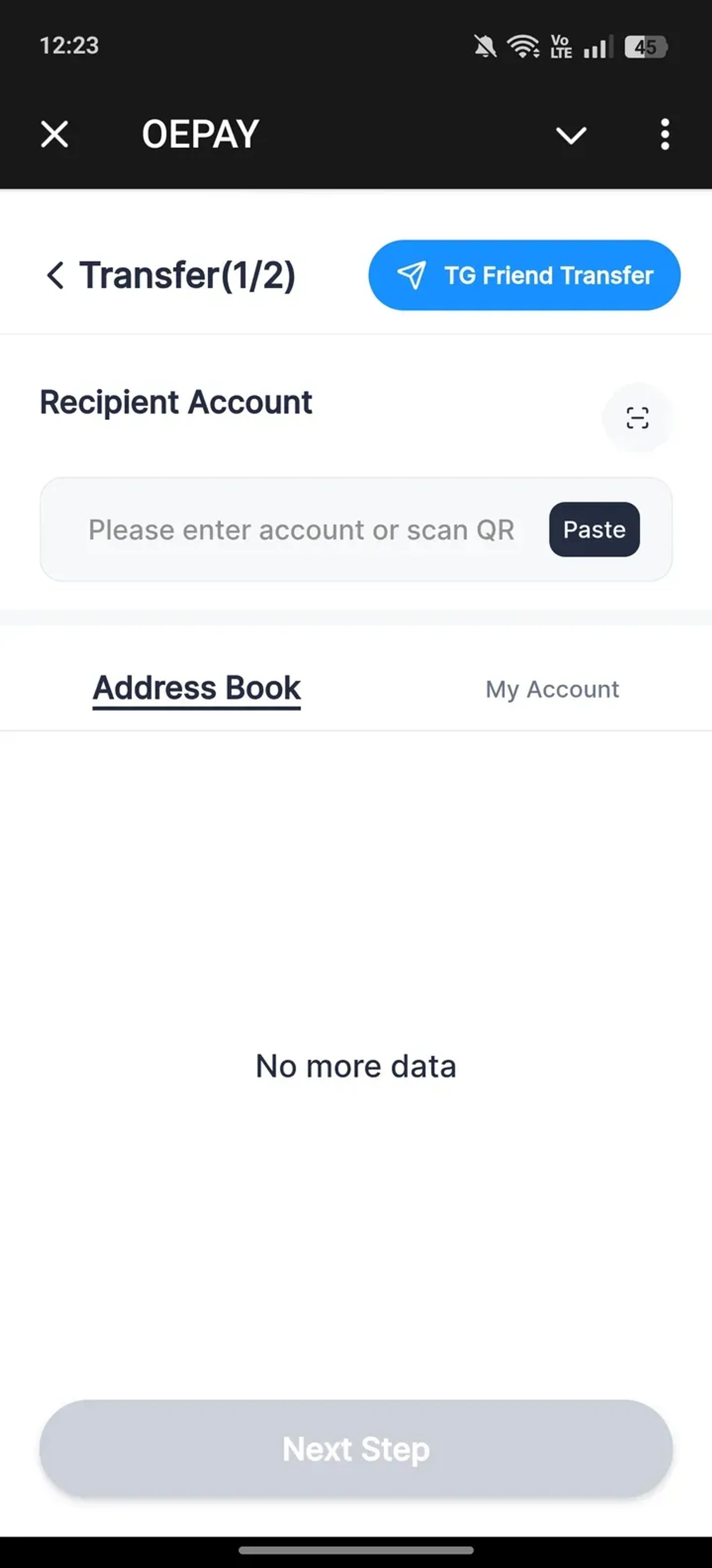 OEPAY в Telegram — скриншот 2