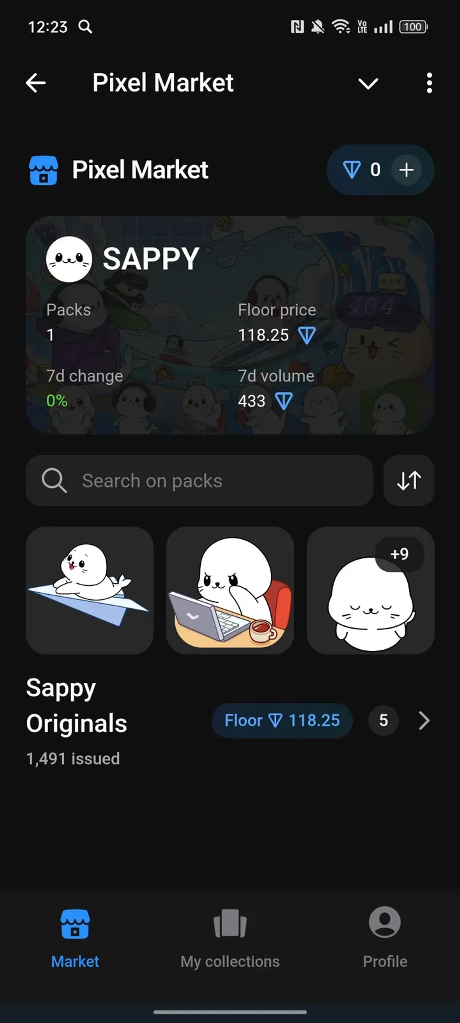 Pixel Market Telegram Screenshot 4