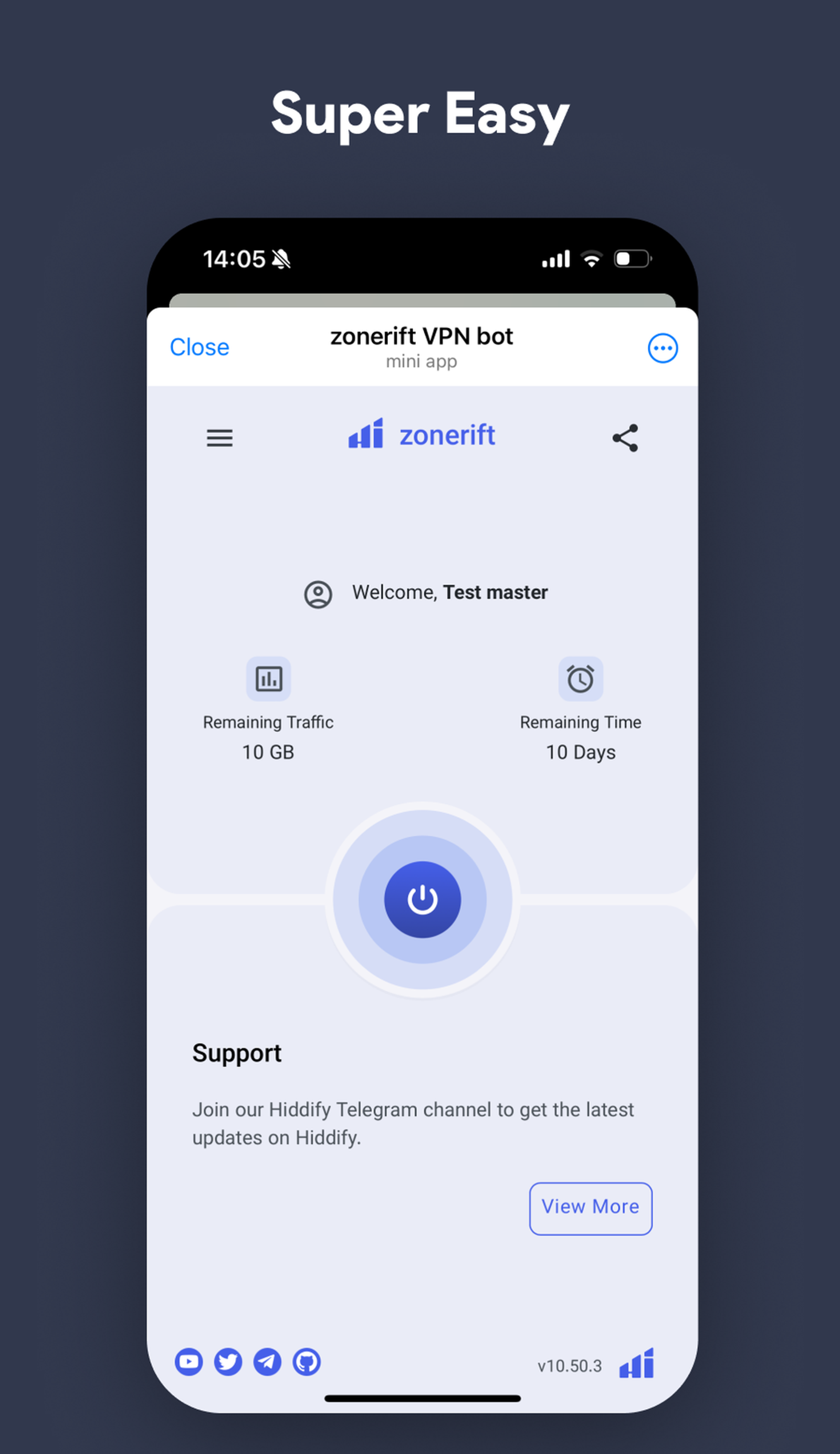 zonerift VPN в Телеграм — скриншот 5