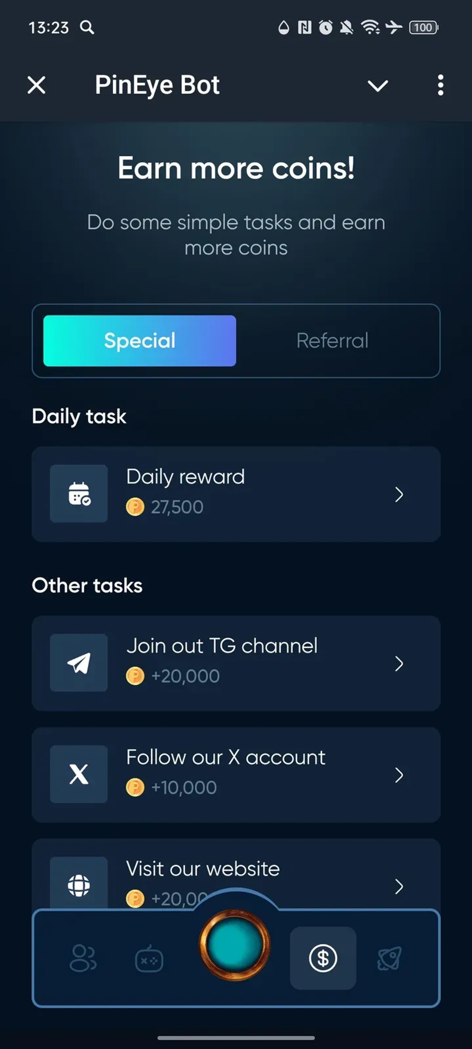 PinEye Bot в Телеграм — скриншот 4