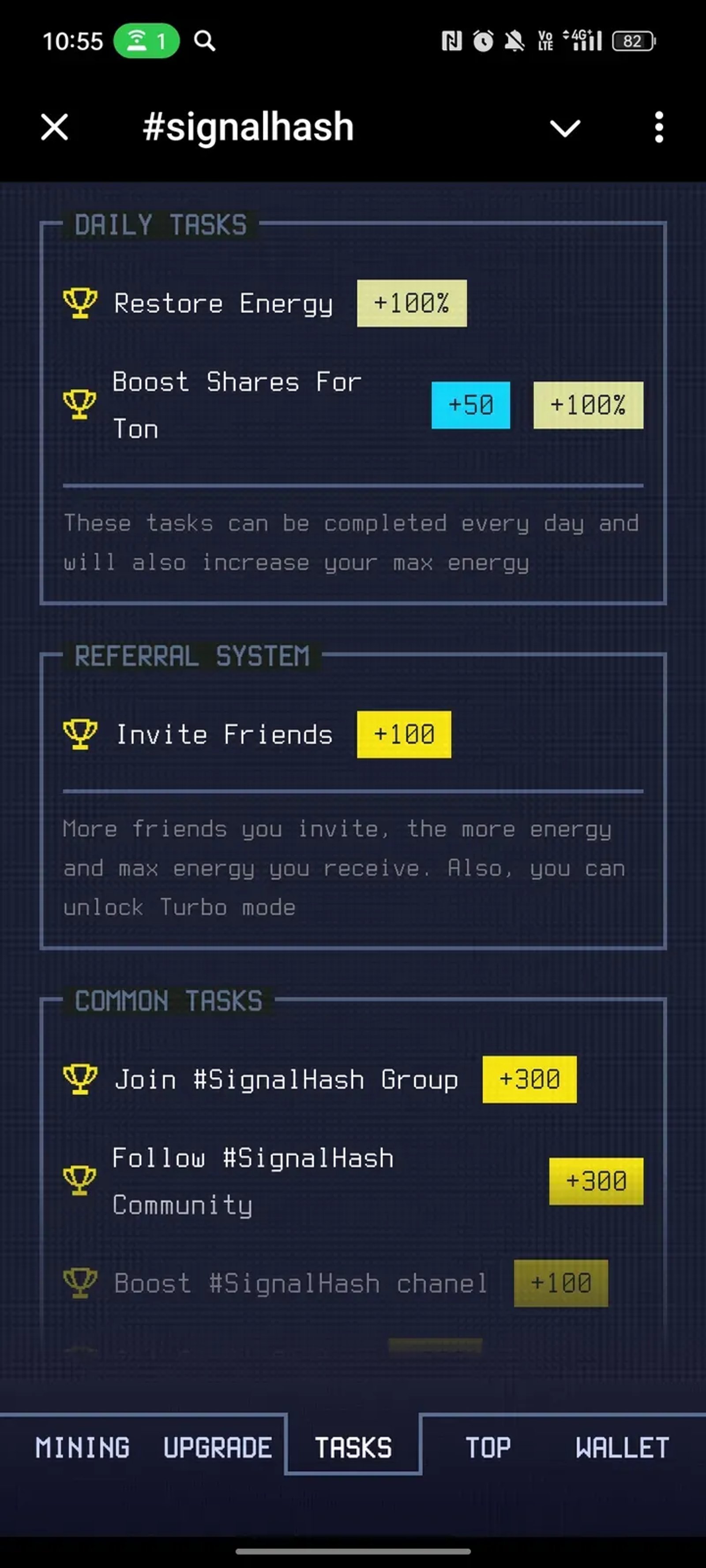 #signalhash Telegram Screenshot 3