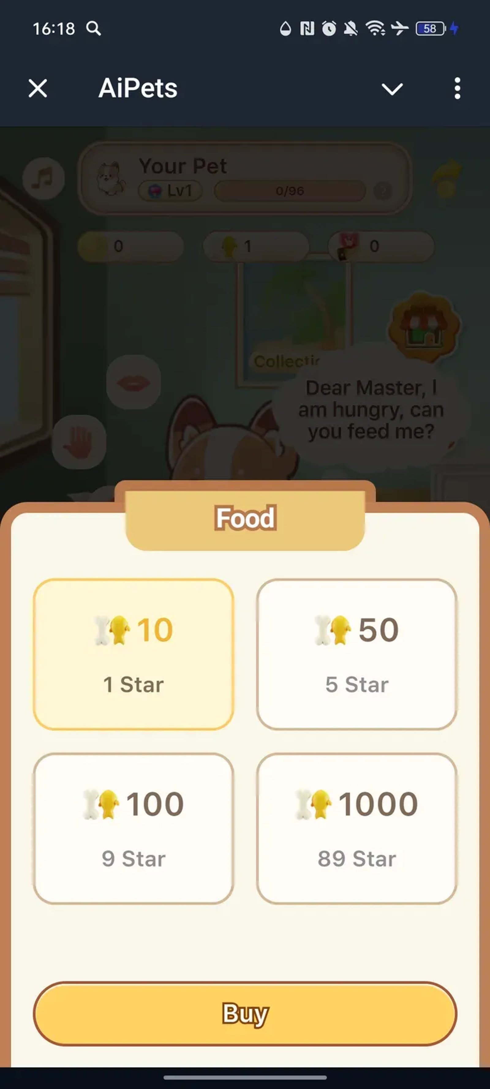 AiPets в Телеграм — скриншот 3