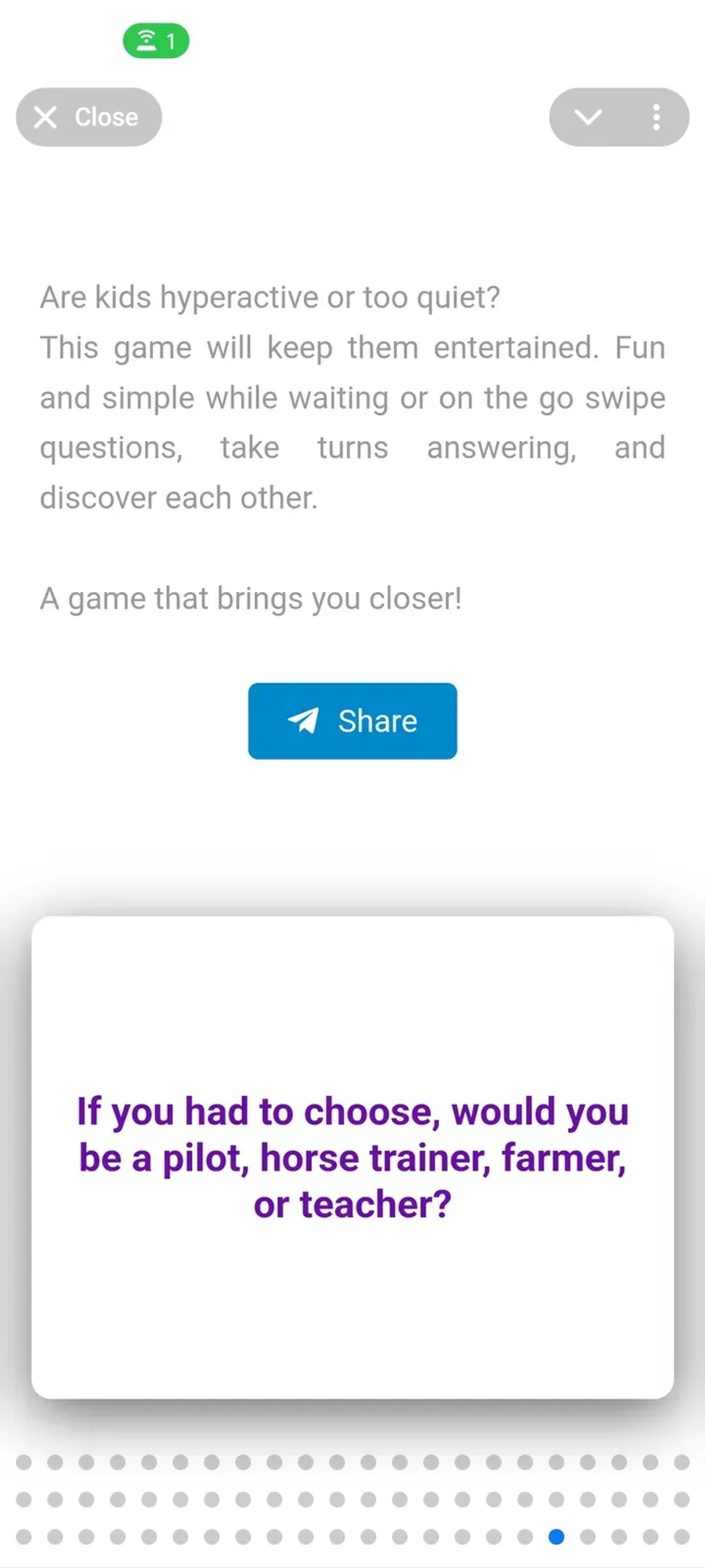 TableTopics в Телеграм — скриншот 3