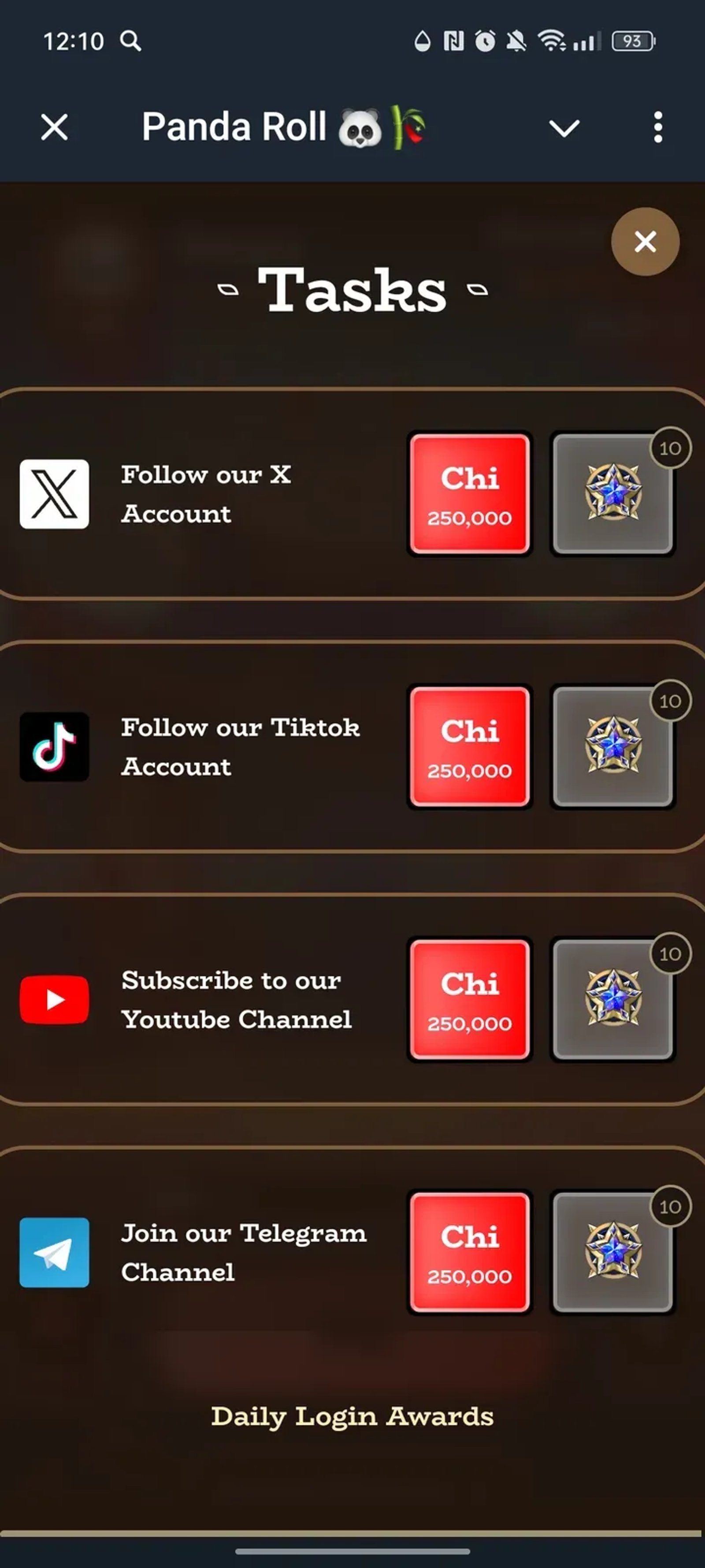 Panda_roll_bot Telegram Screenshot 4