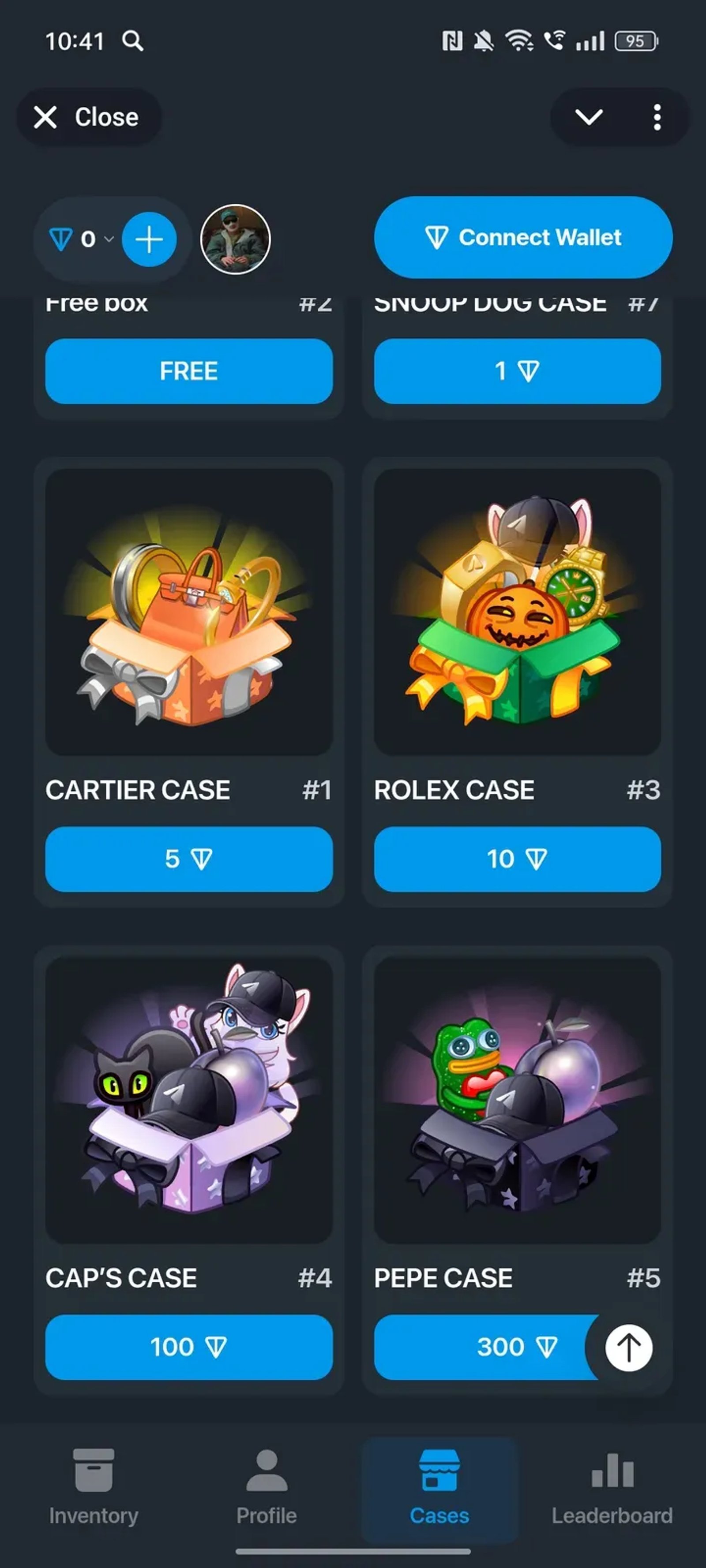 1CASE в Телеграм — скриншот 2