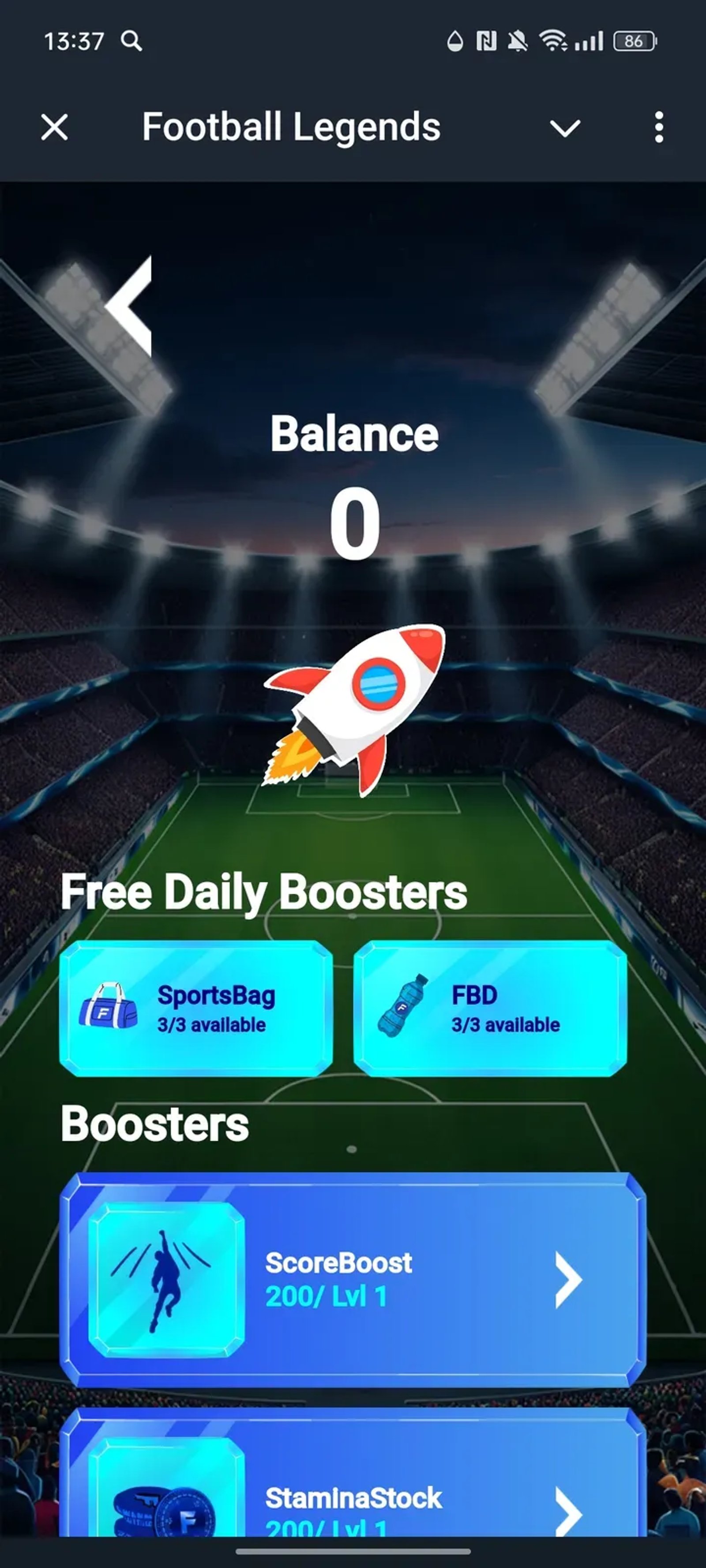 Football Legends в Телеграм — скриншот 4