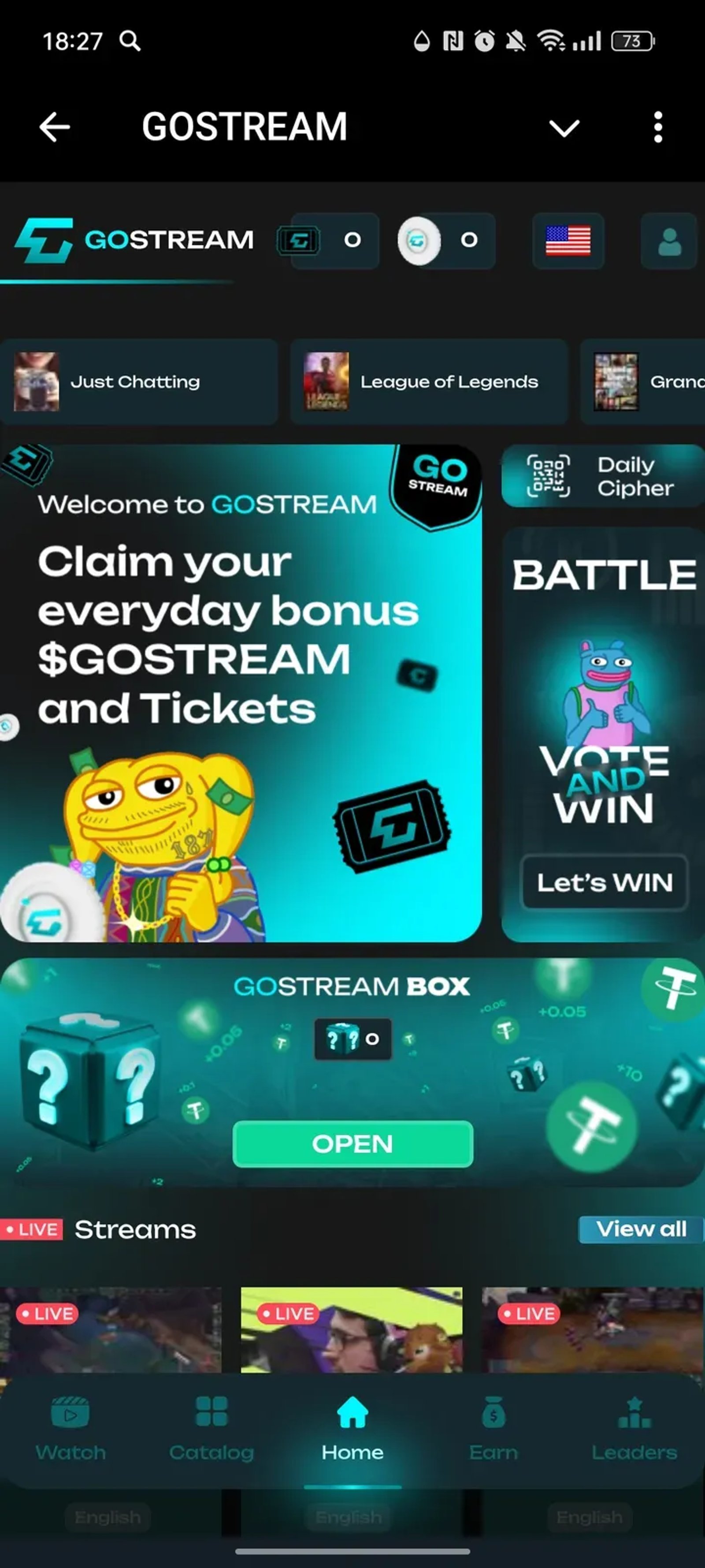 GOSTREAM в Телеграм — скриншот 1