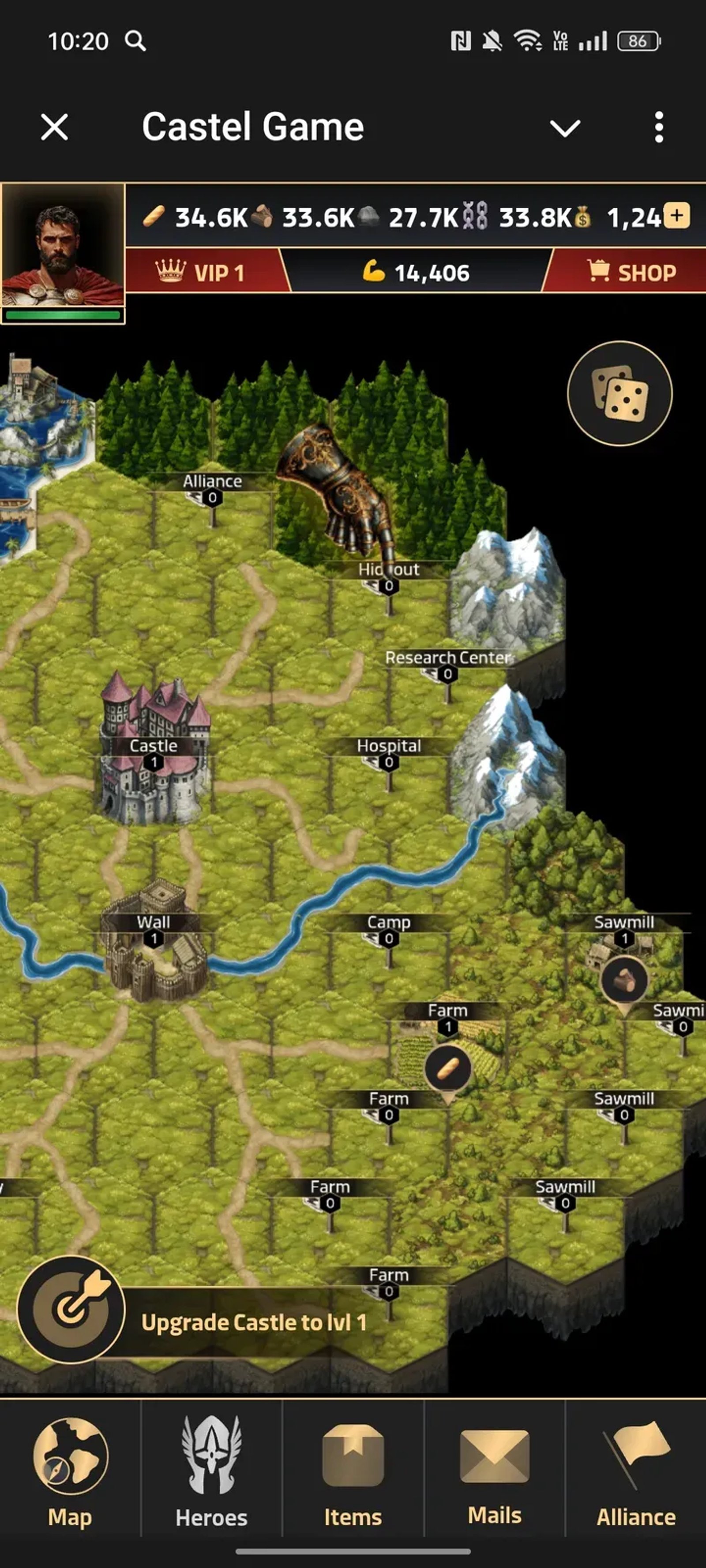 Castel Game Telegram Screenshot 3