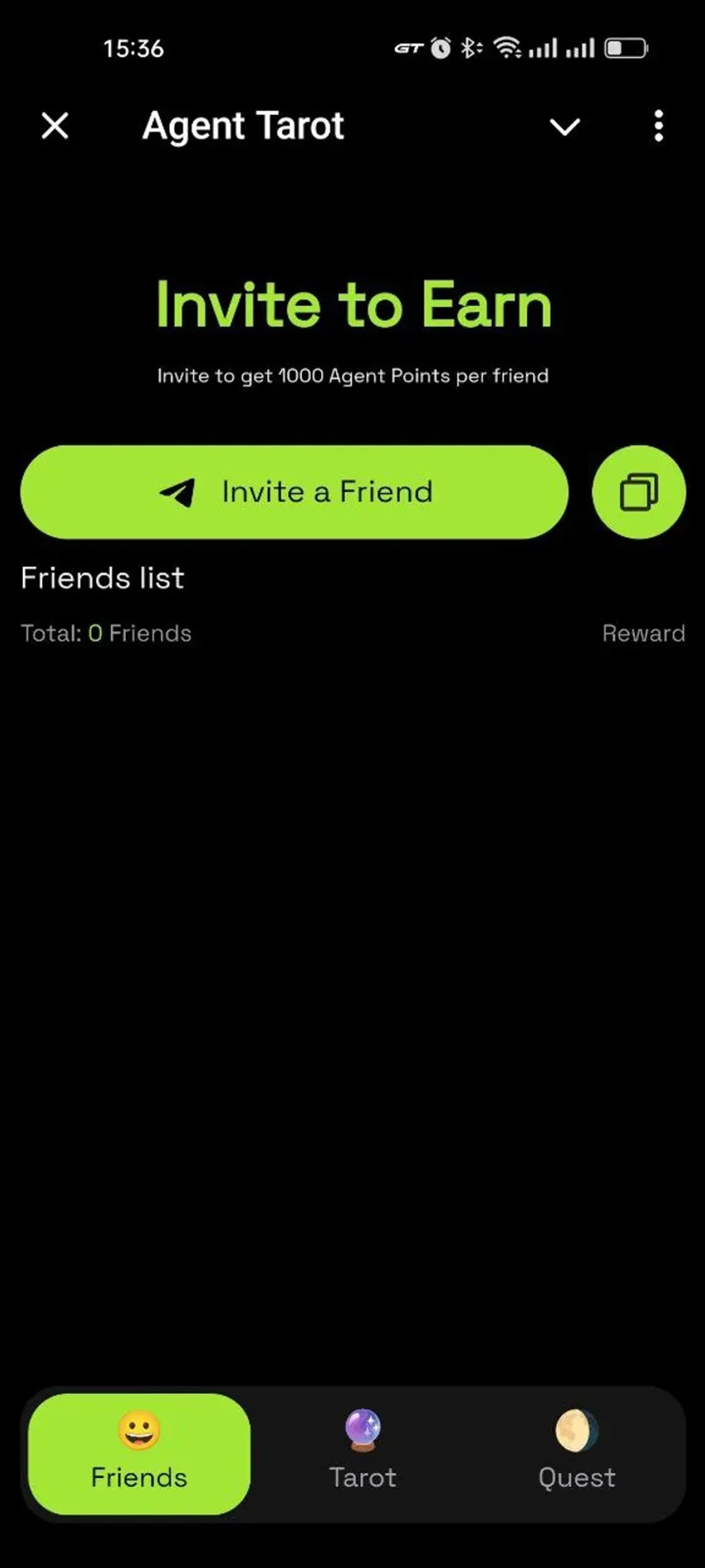 Agent Tarot в Телеграм — скриншот 5