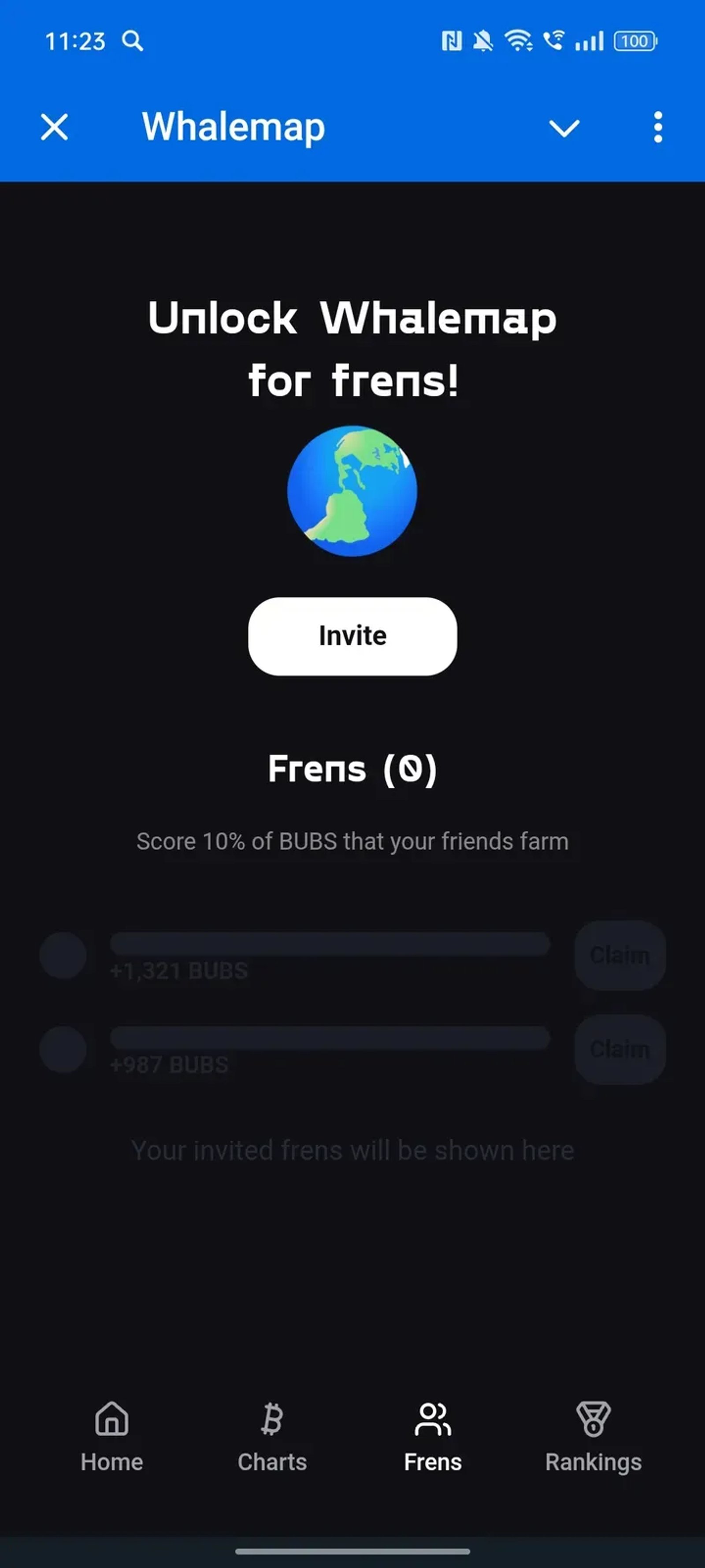 Whalemap в Телеграм — скриншот 3