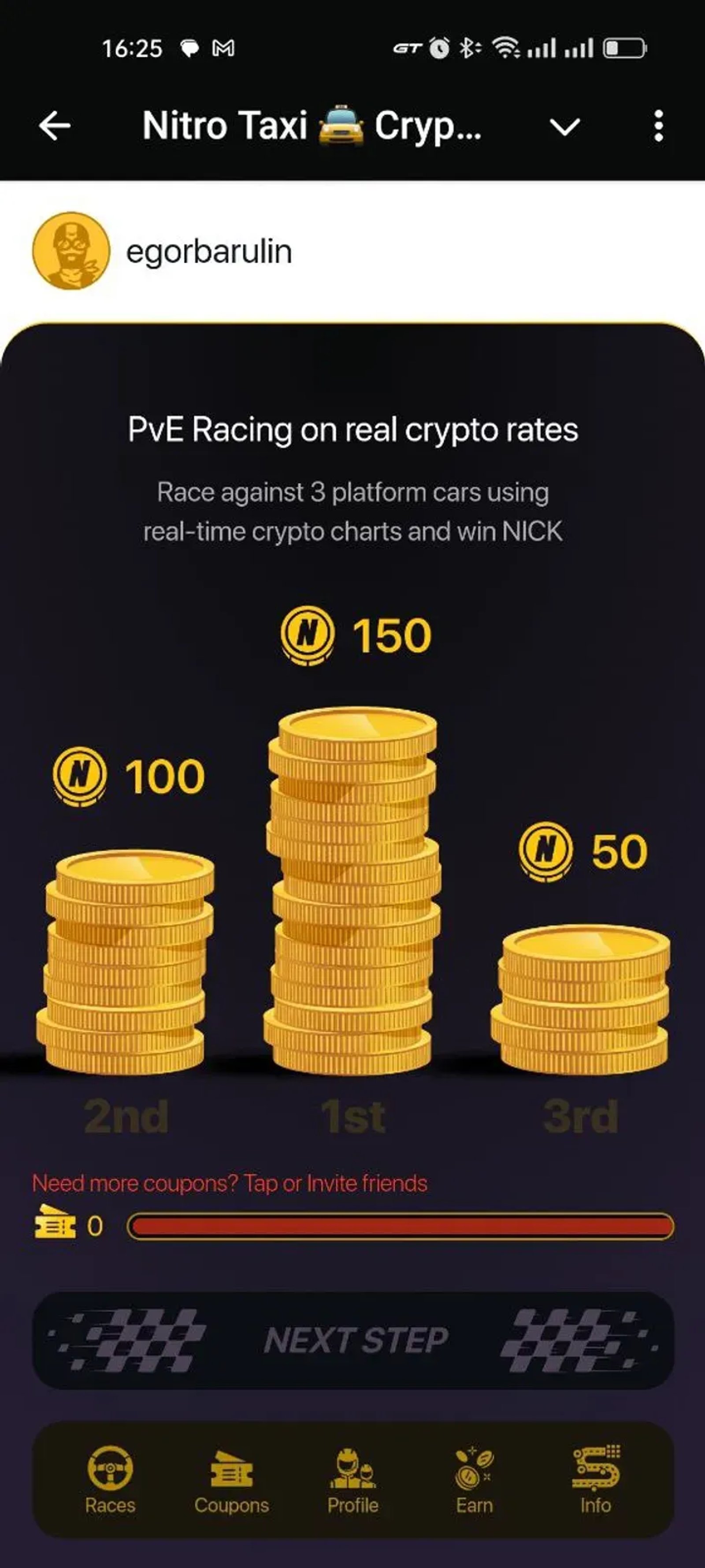 Nitro Taxi 🚖 Crypto Racing 📈 в Телеграм — скриншот 4