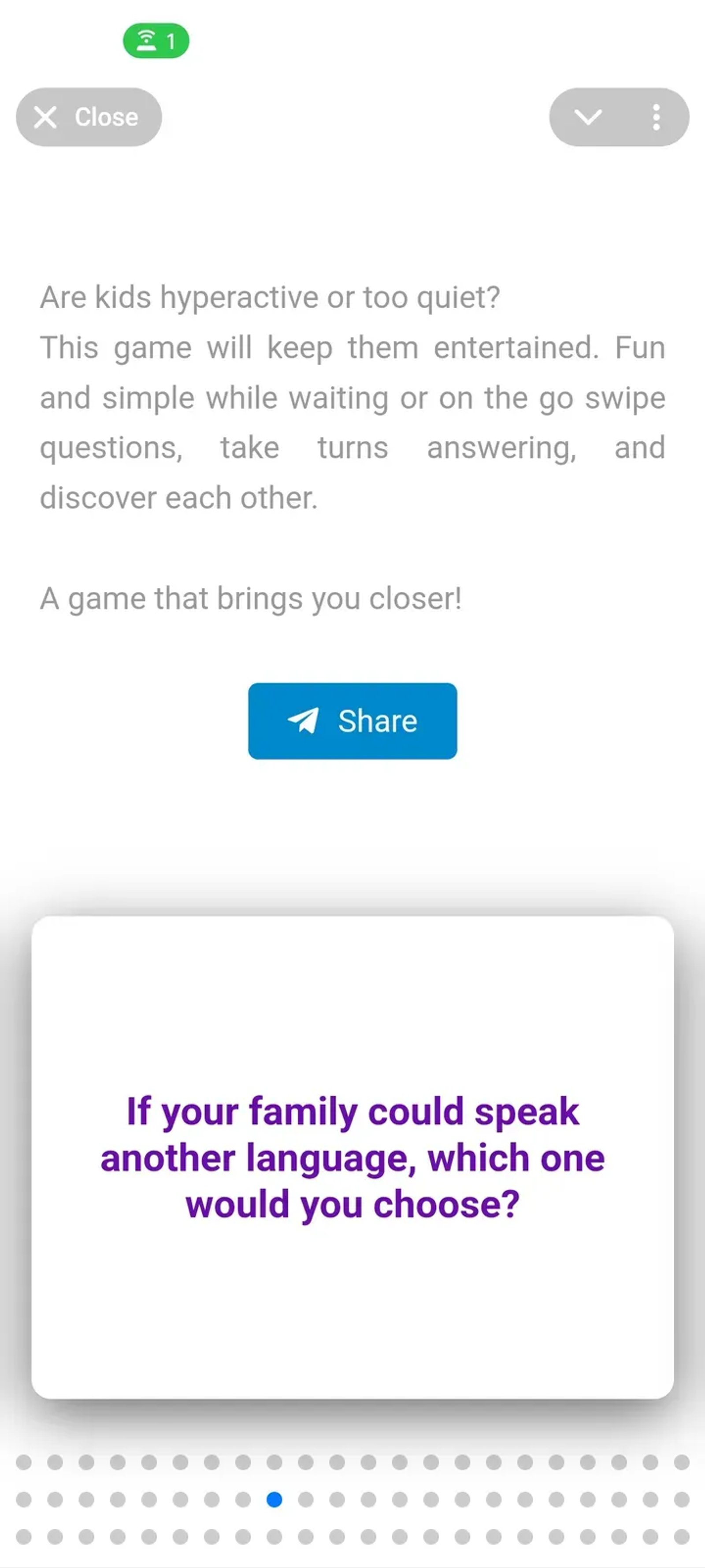 TableTopics в Телеграм — скриншот 2