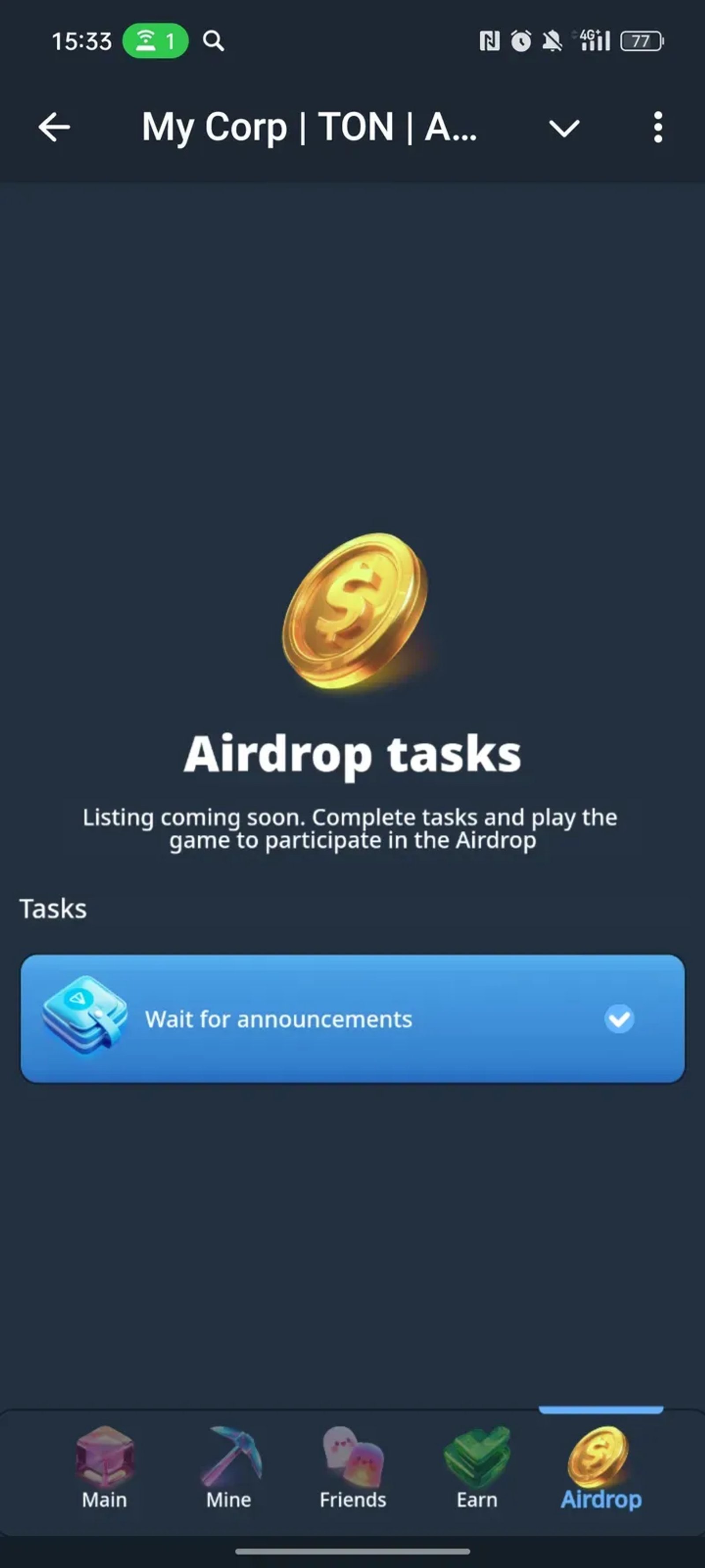 My Corp | TON | Airdrop | Play to Earn | Durov в Телеграм — скриншот 5