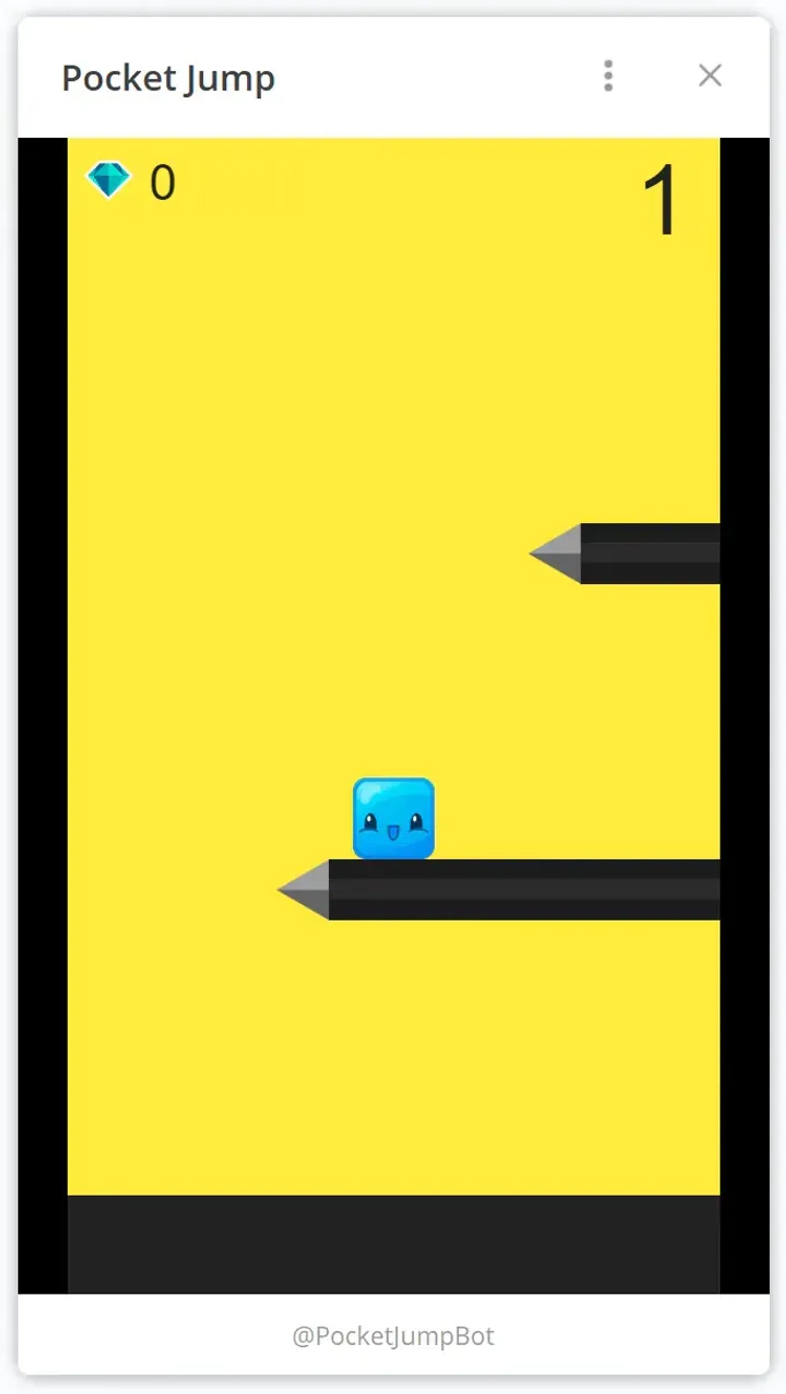 Pocket Jump в Телеграм — скриншот 1