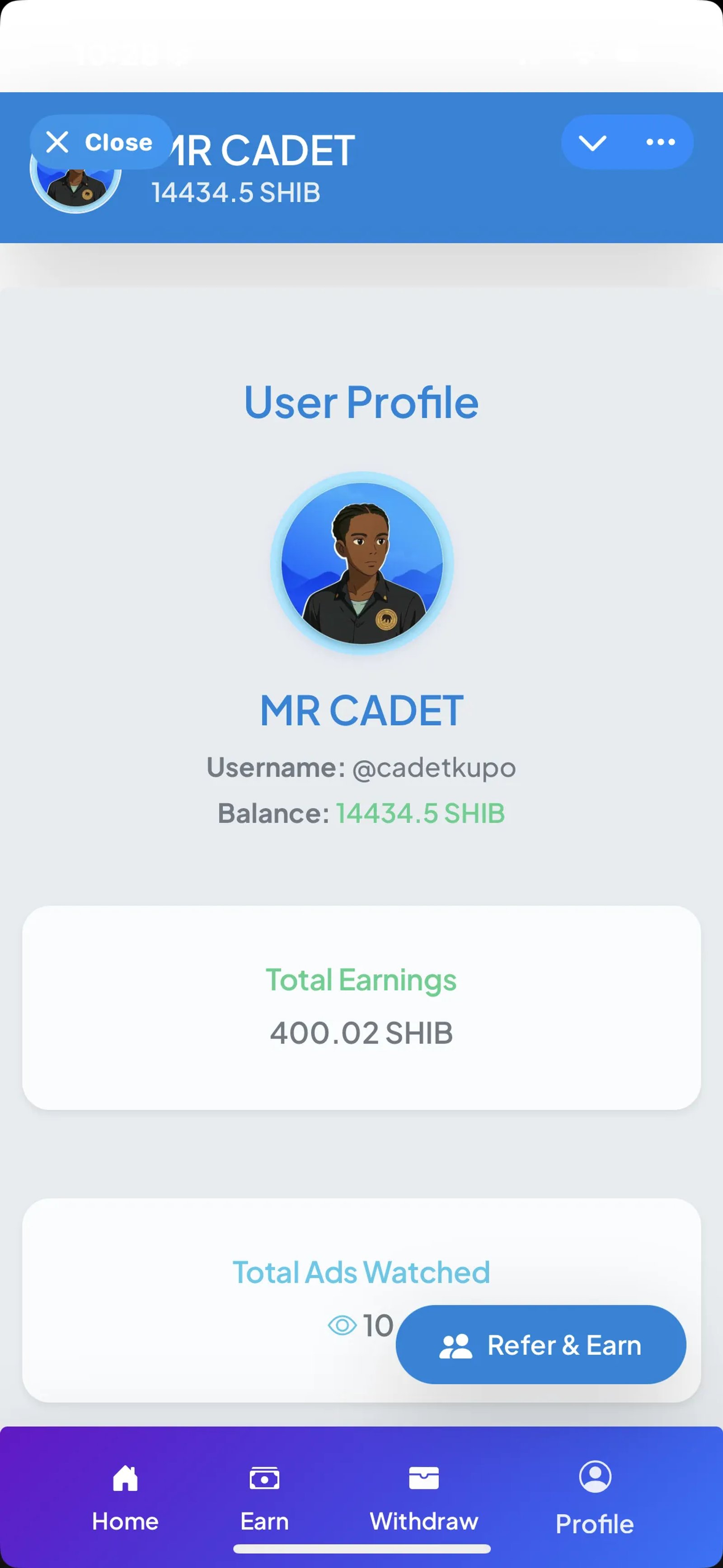 SHIBBY BOT Telegram Screenshot 3