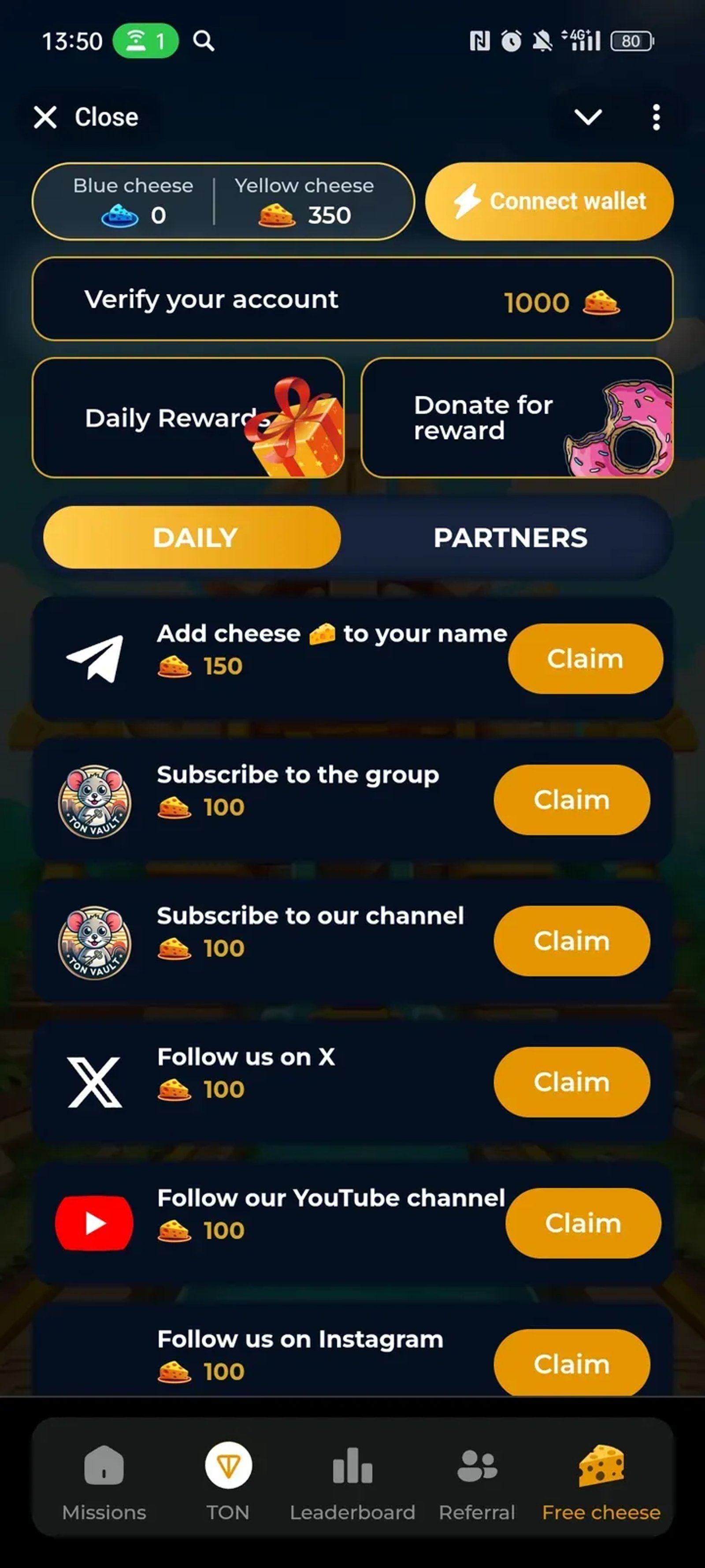 Pookie Cheese Chase 🧀 Telegram Screenshot 4