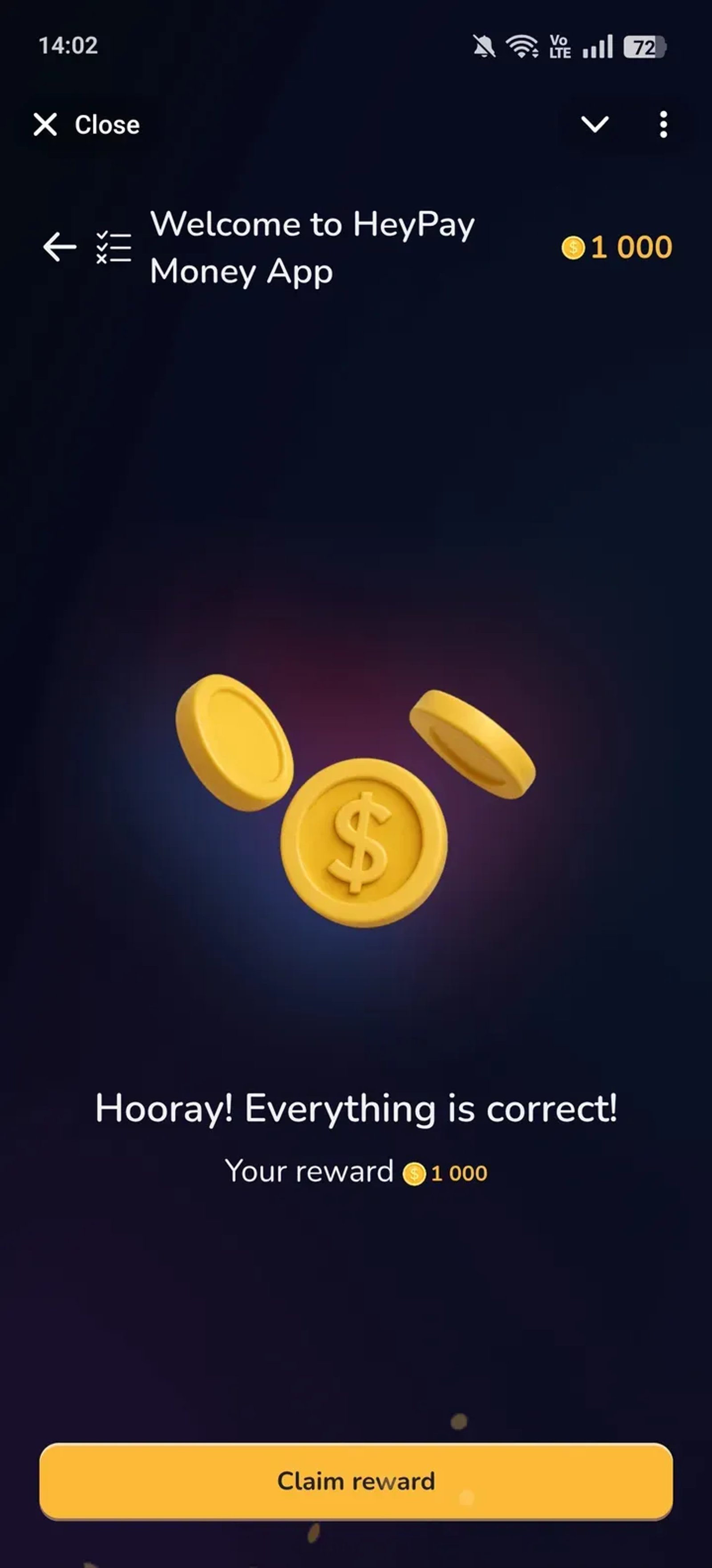 heypaymoneybot в Telegram — скриншот 1